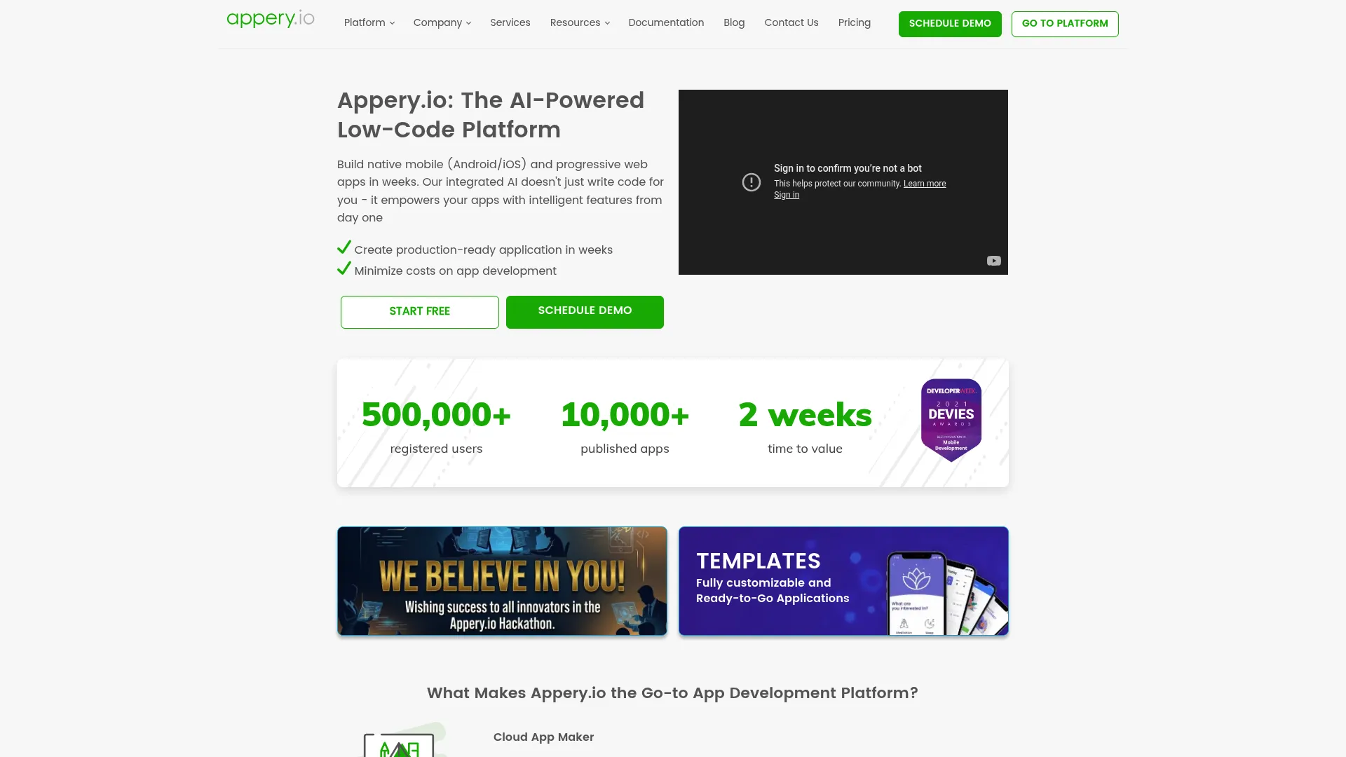 Appery.io cross-platform app builder