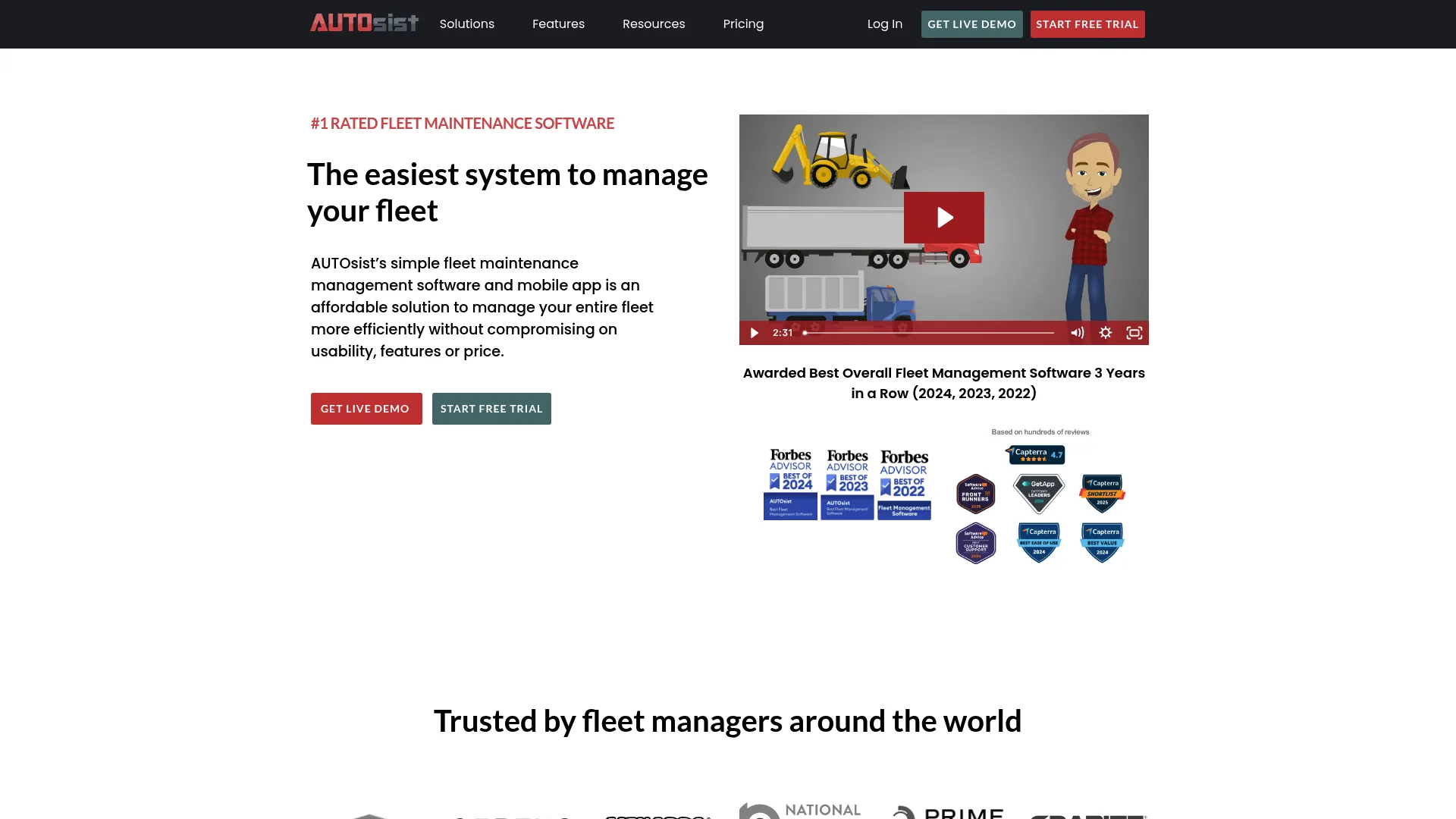 AUTOsist fleet maintenance software
