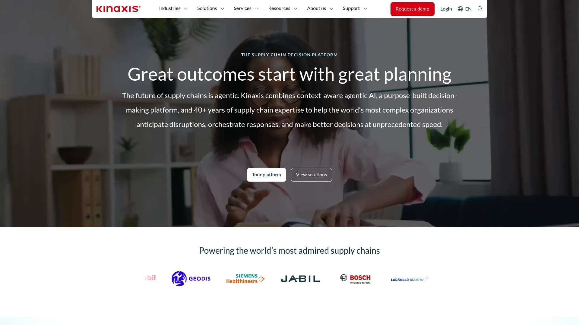 Kinaxis RapidResponse concurrent supply chain planning and orchestration platform