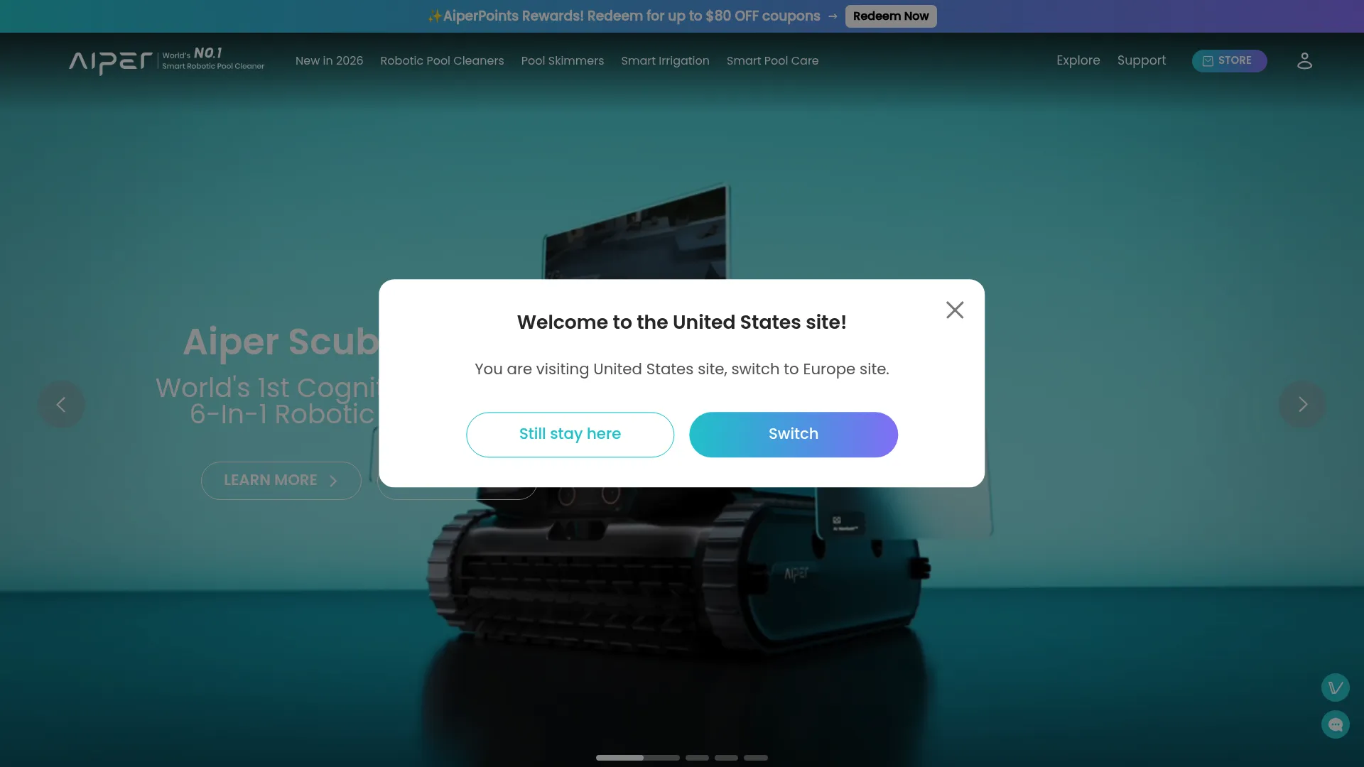 Aiper IrriSense 2 smart irrigation system product page