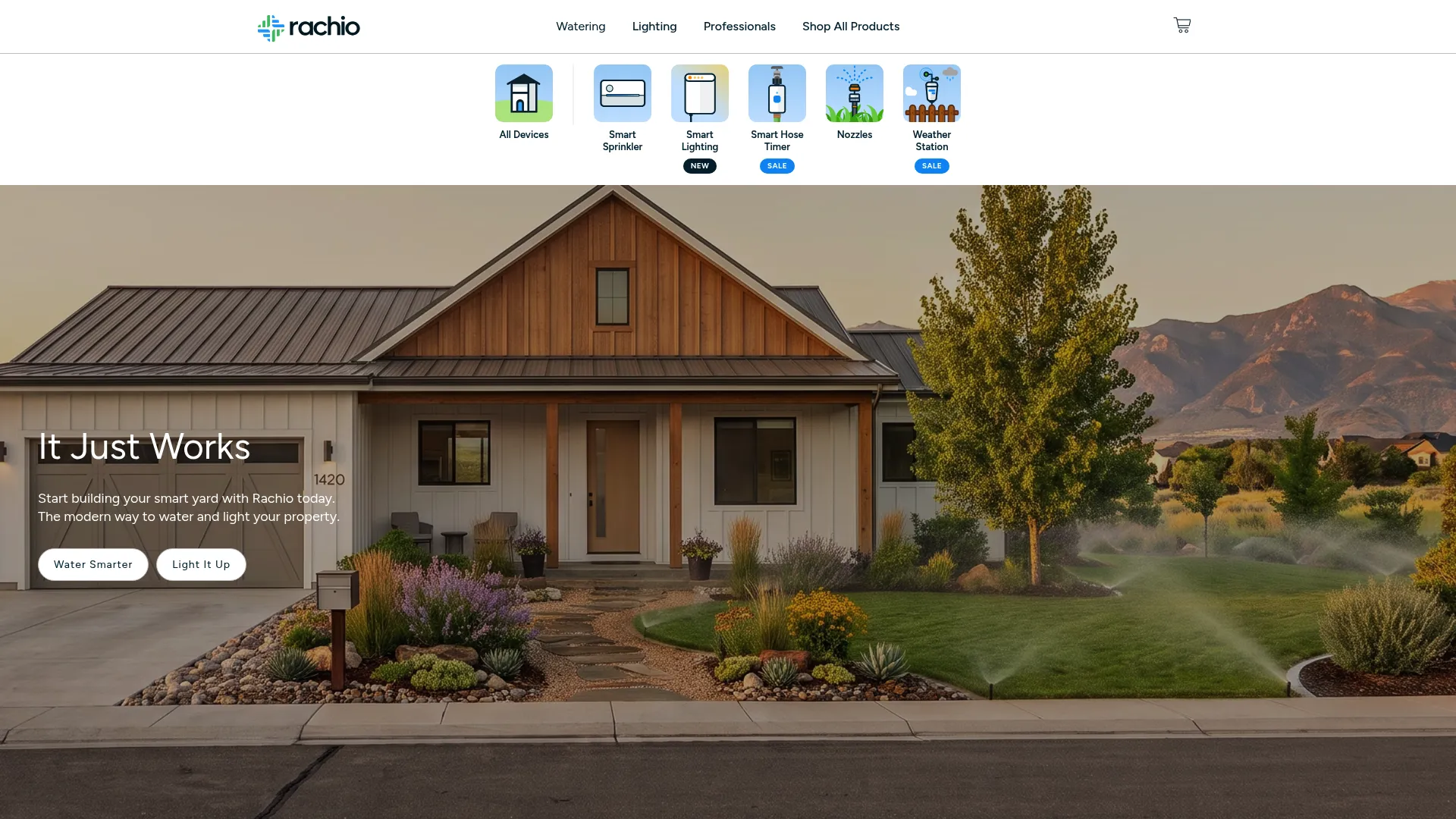 Rachio 3 smart sprinkler controller product page