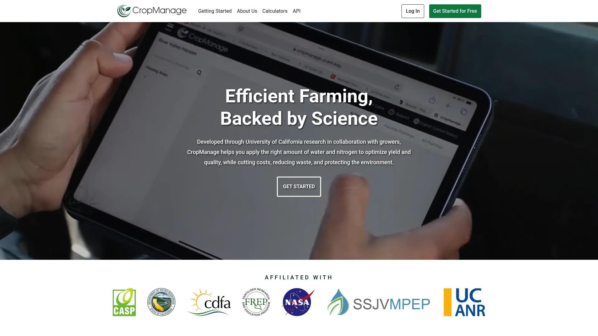 CropManage irrigation and nutrient decision support tool