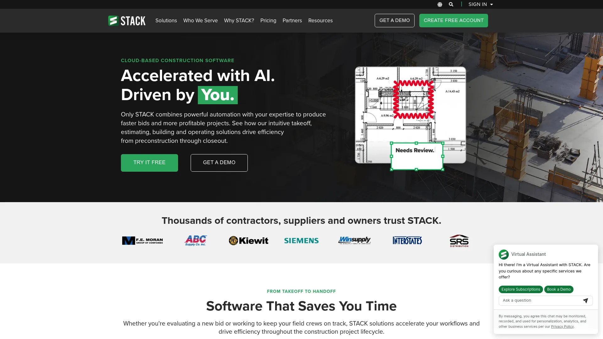 STACK commercial takeoff and estimating software