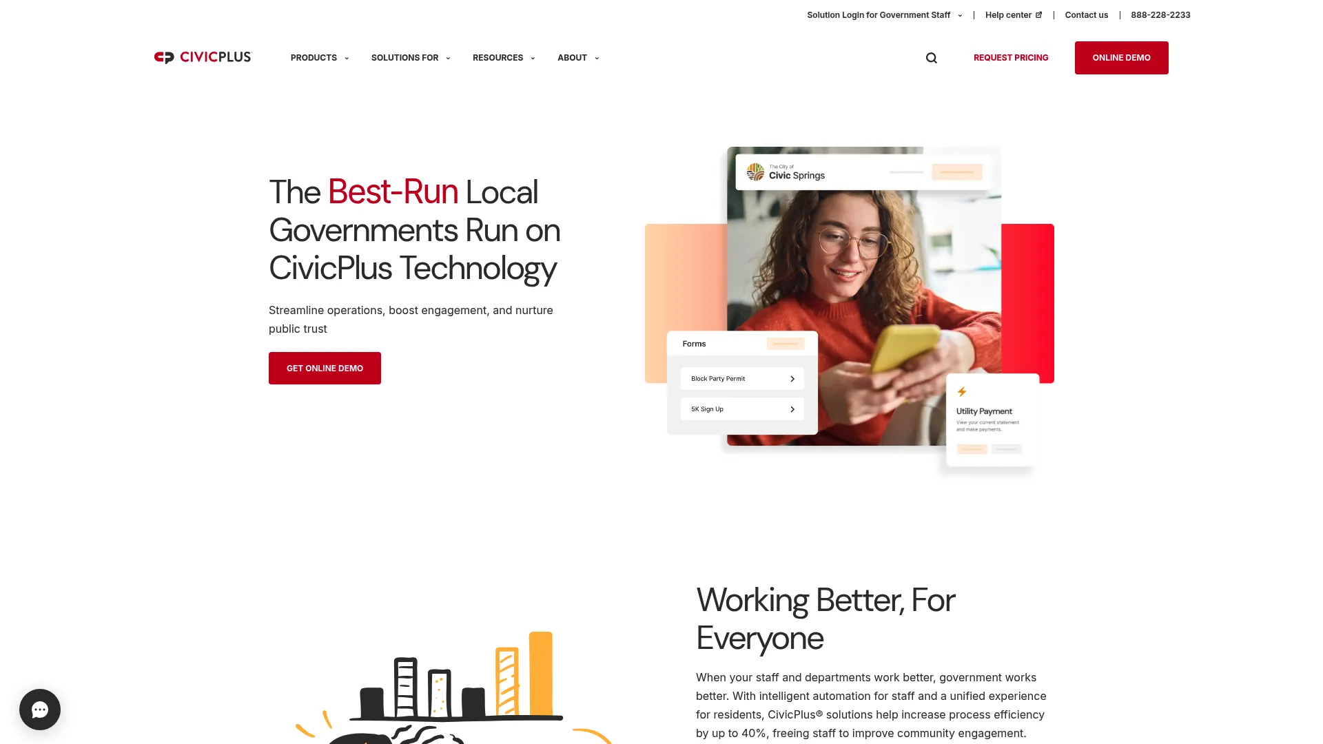 CivicPlus Community Development permitting page