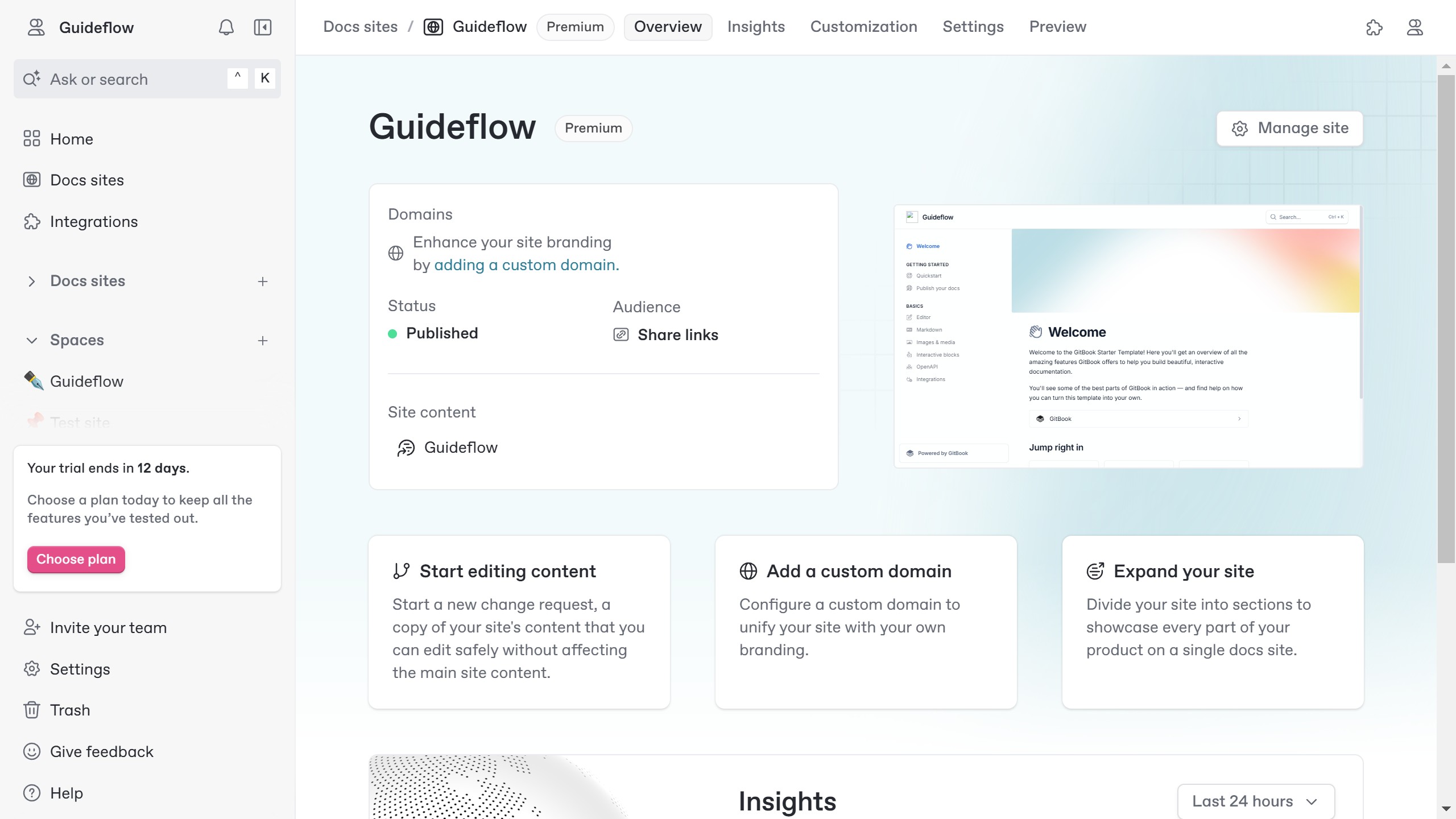 How to manage site editing permissions in Gitbook