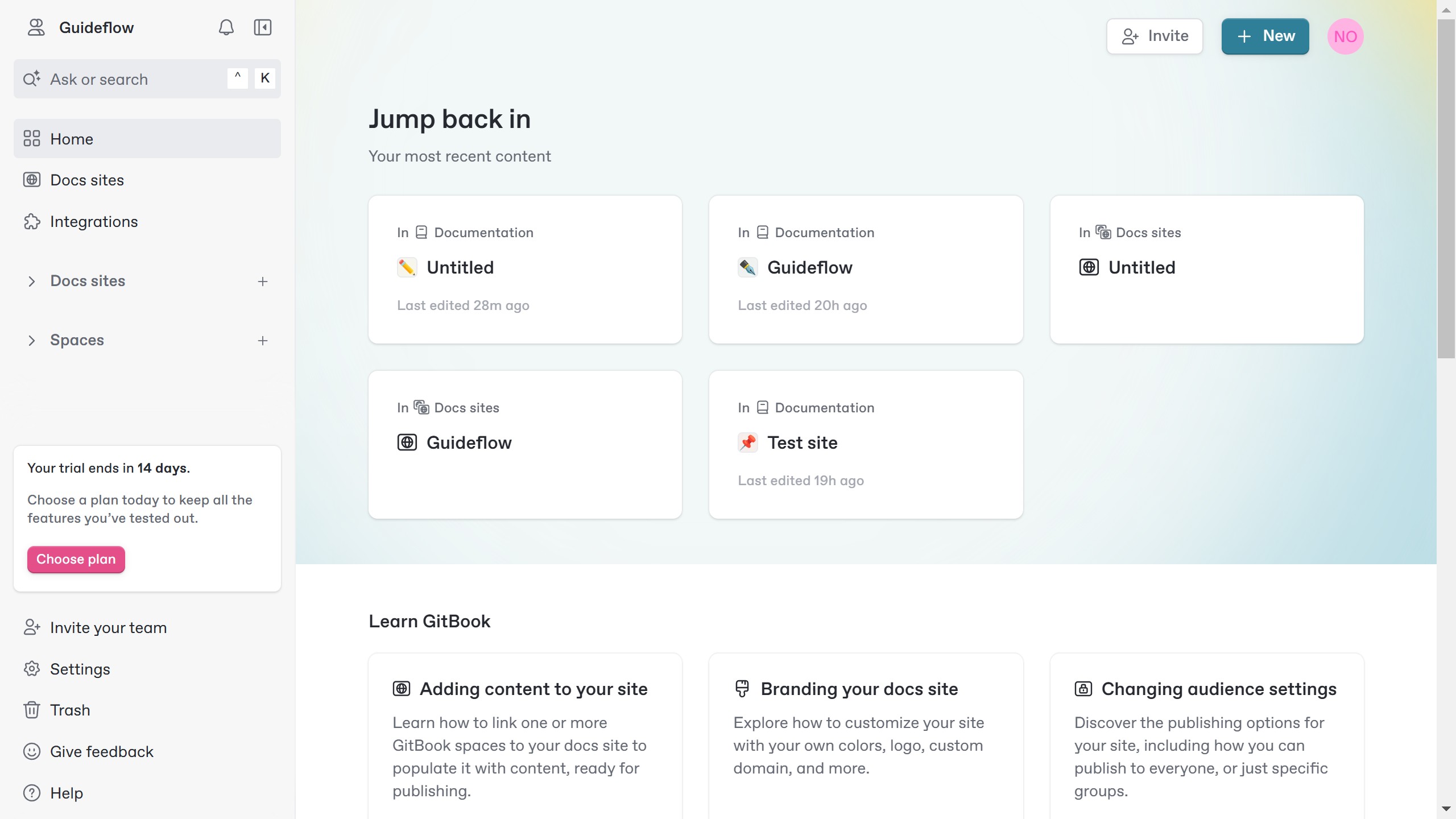 How to sync reusable content with GitHub and GitLab in Gitbook