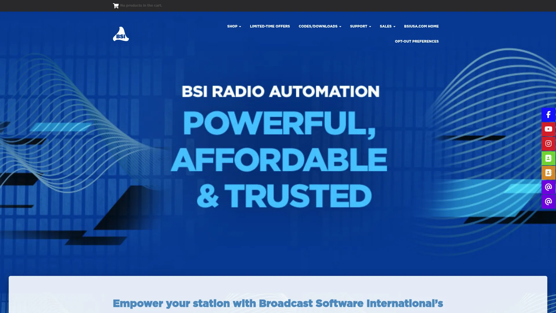BSI WaveCart 5.1 Pro cart playback interface