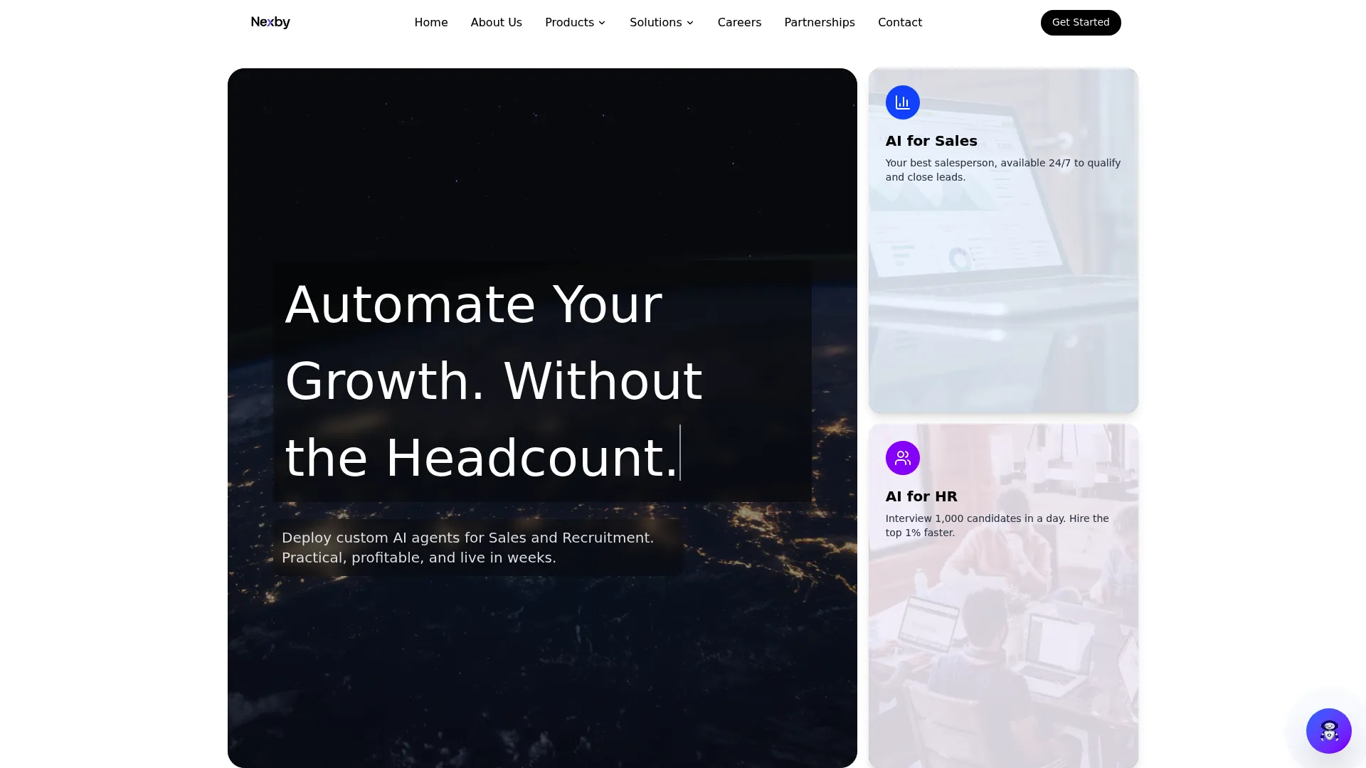 Nexby AI Expo Insight trade show lead capture product homepage