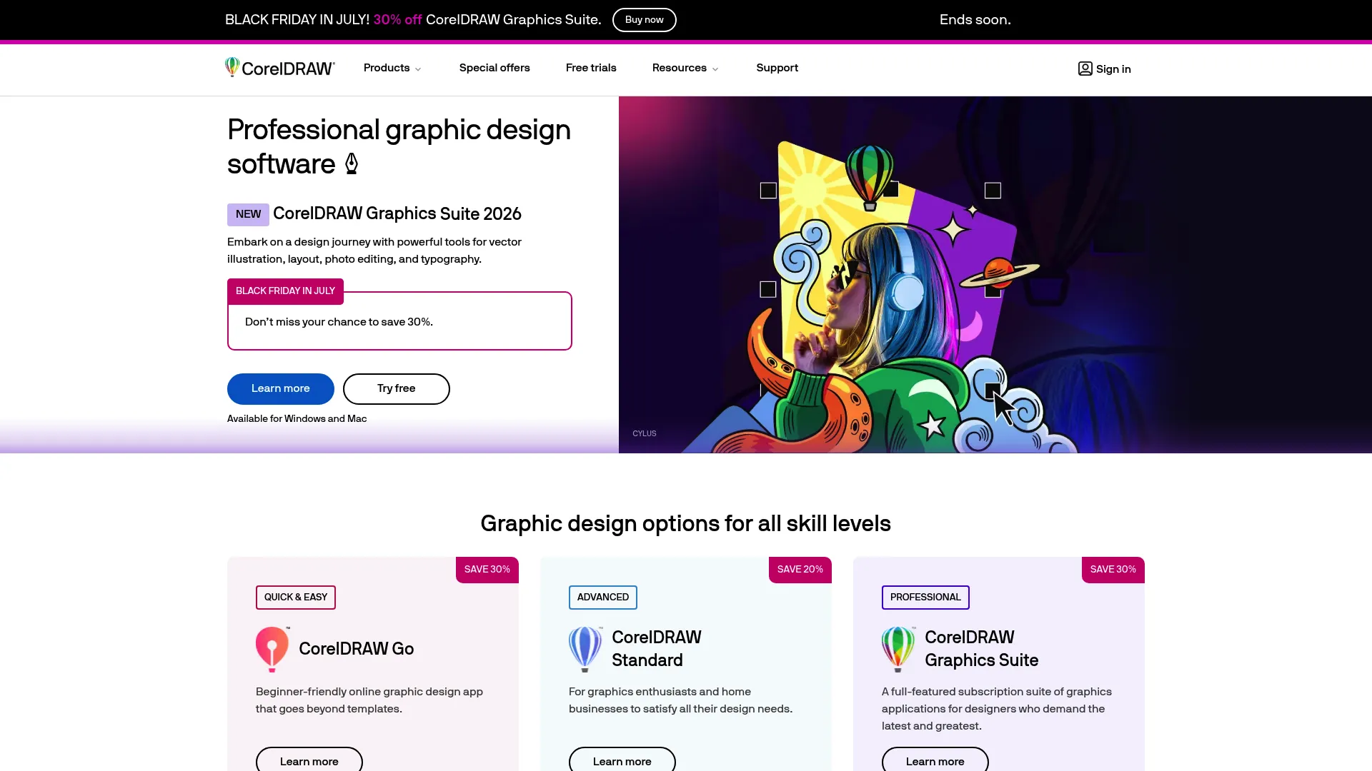 CorelDRAW Graphics Suite design software