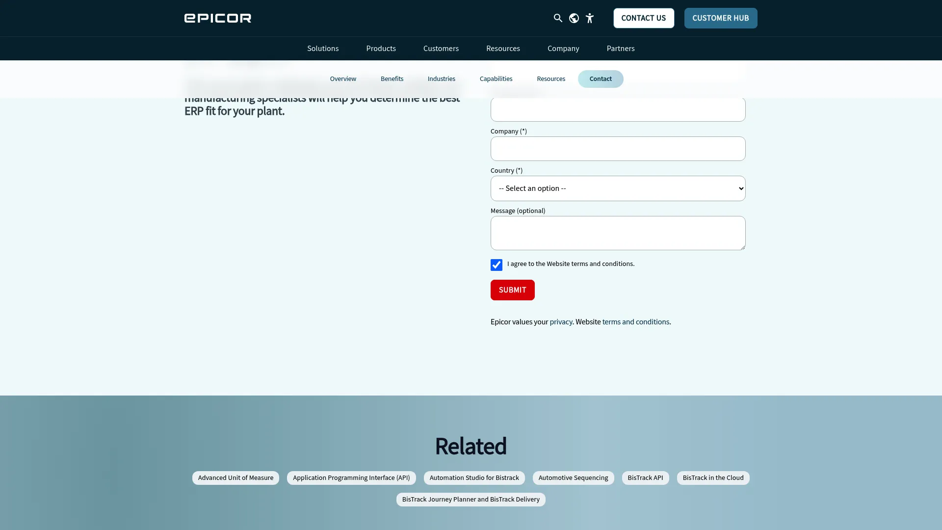 Epicor Kinetic product page