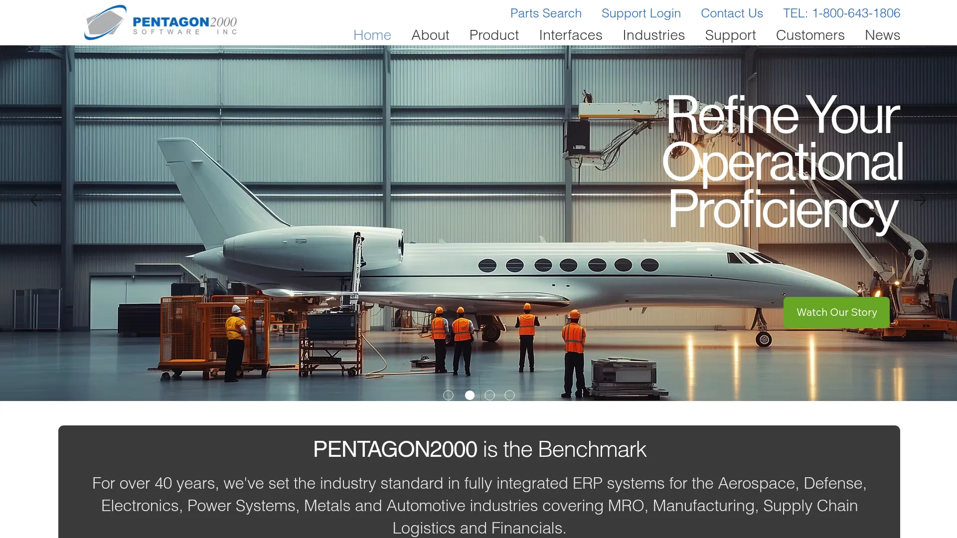 Pentagon 2000SQL ERP product page