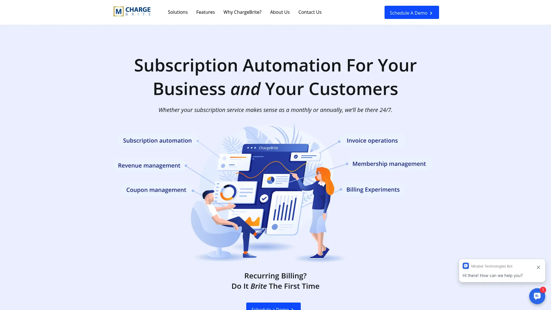 ChargeBrite billing and subscription software