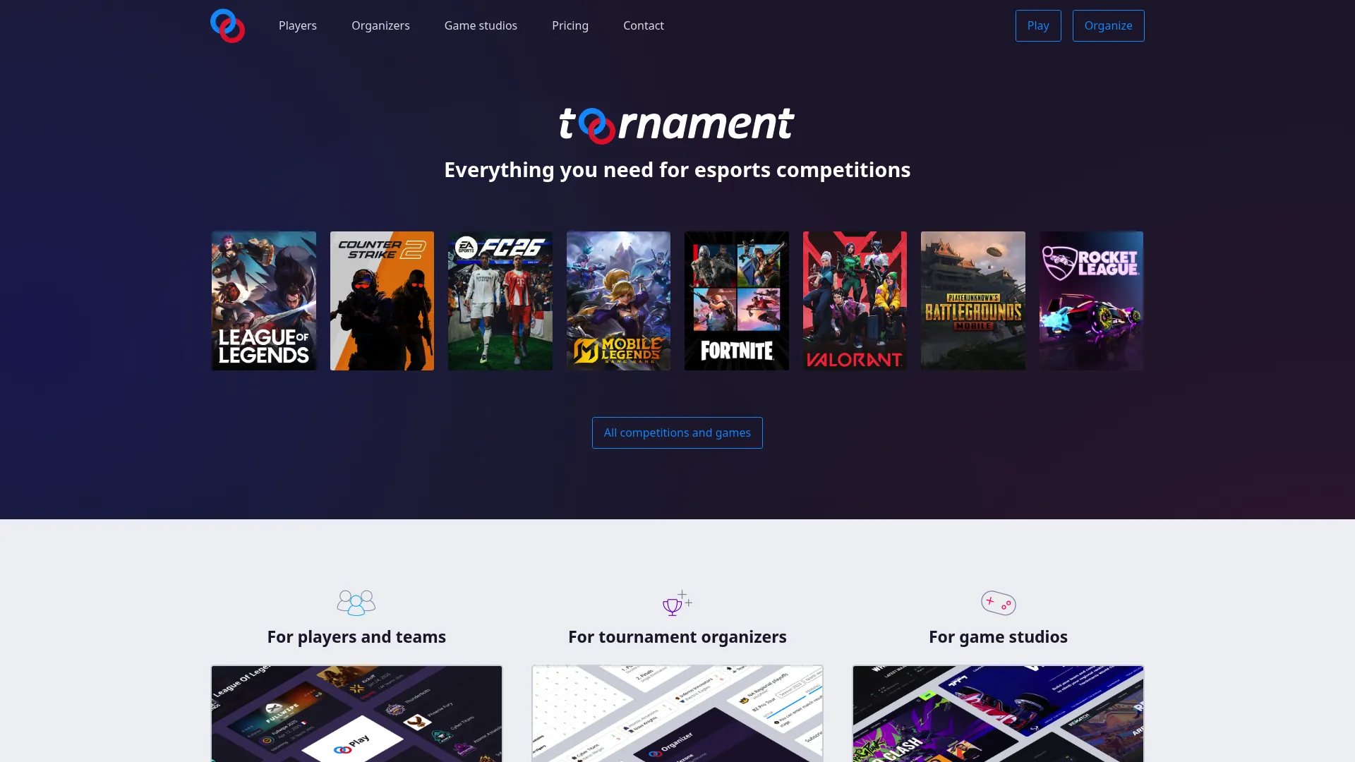 Toornament esports tournament management platform