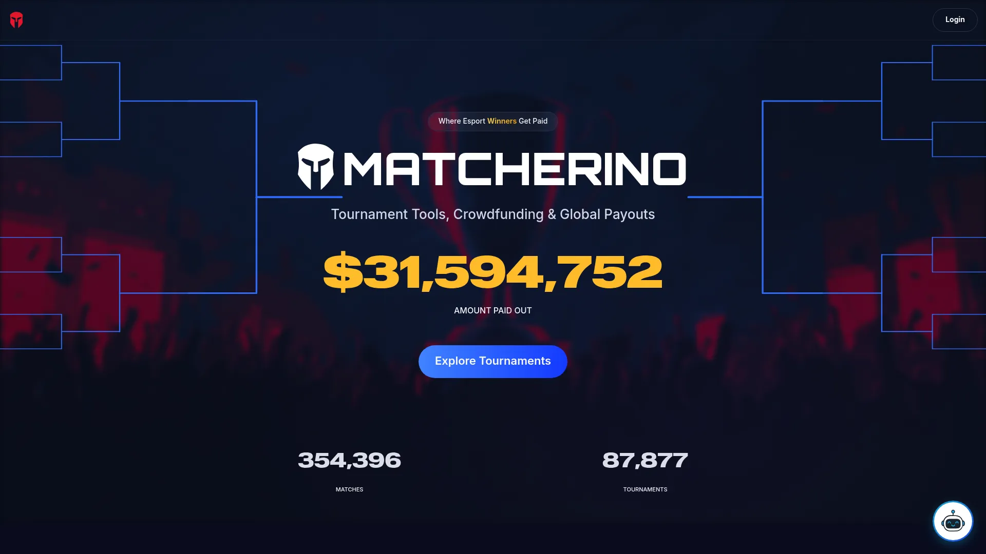 Matcherino esports crowdfunding and tournament tools