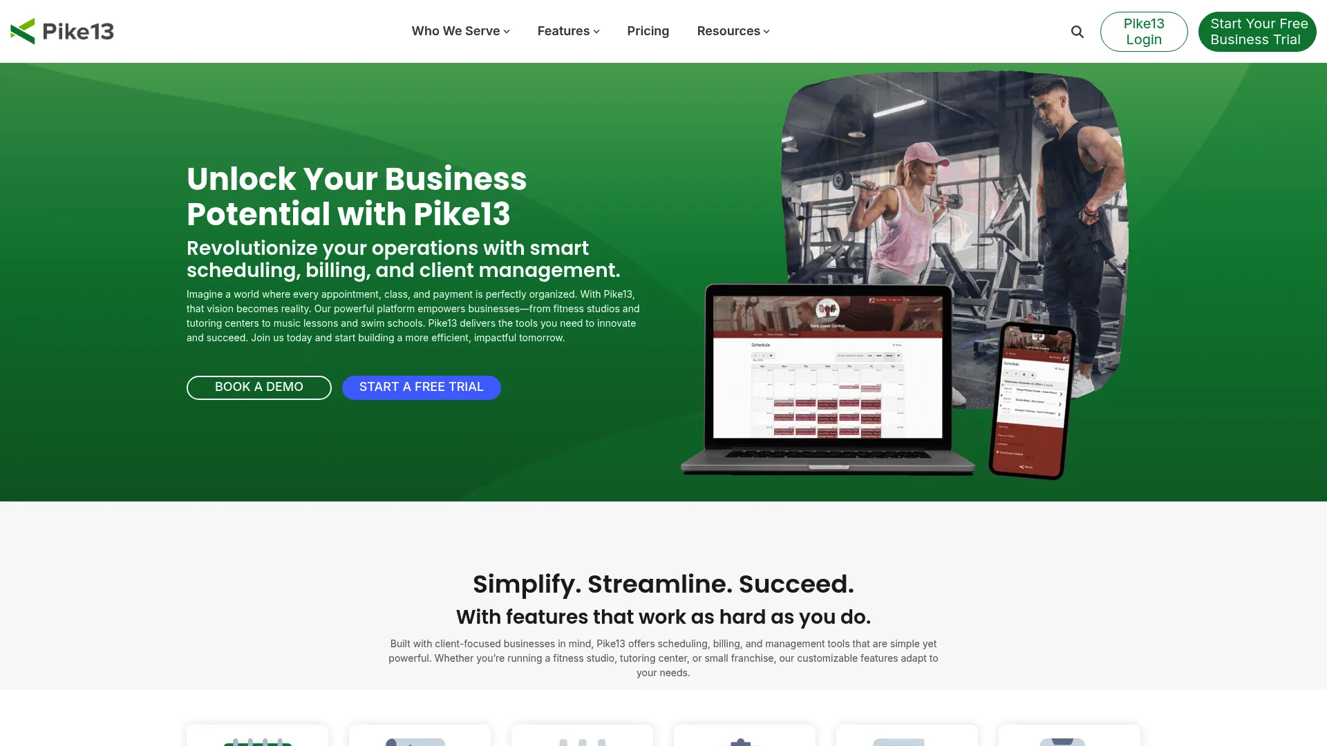 Pike13 class management software