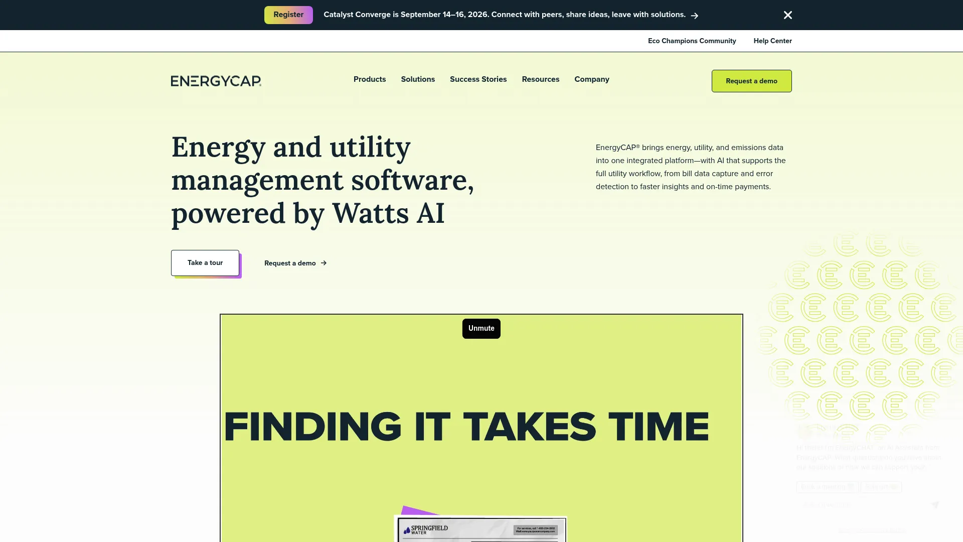 EnergyCAP utility bill management platform