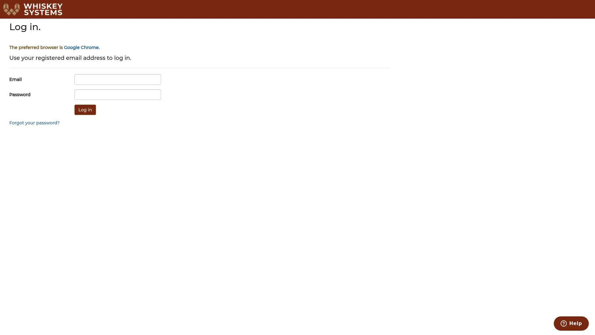 Whiskey Systems homepage