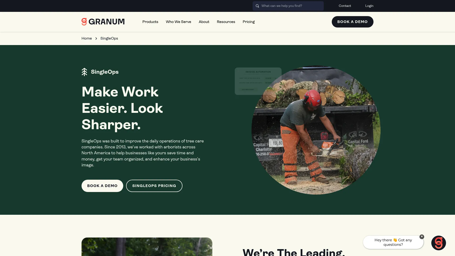 SingleOps tree care operations software