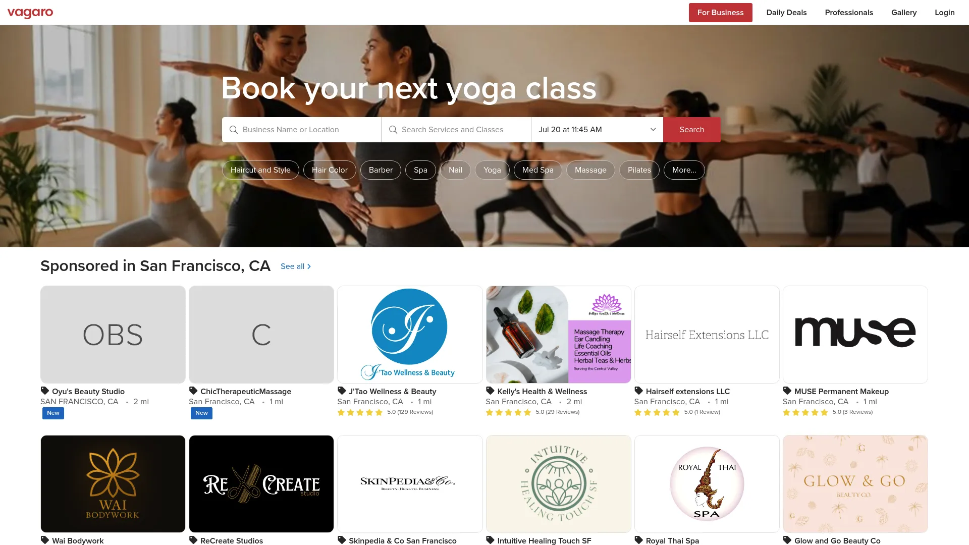 Vagaro salon, spa, and wellness software