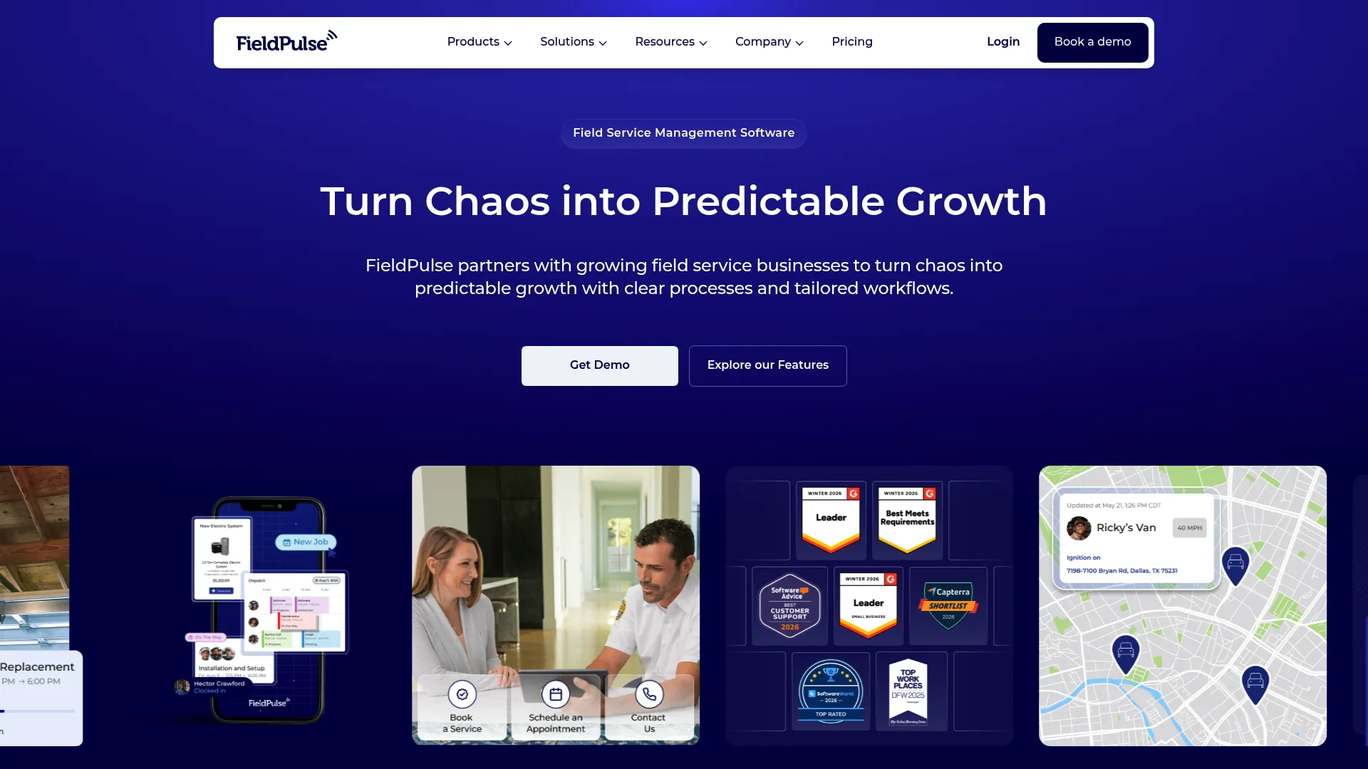 FieldPulse homepage