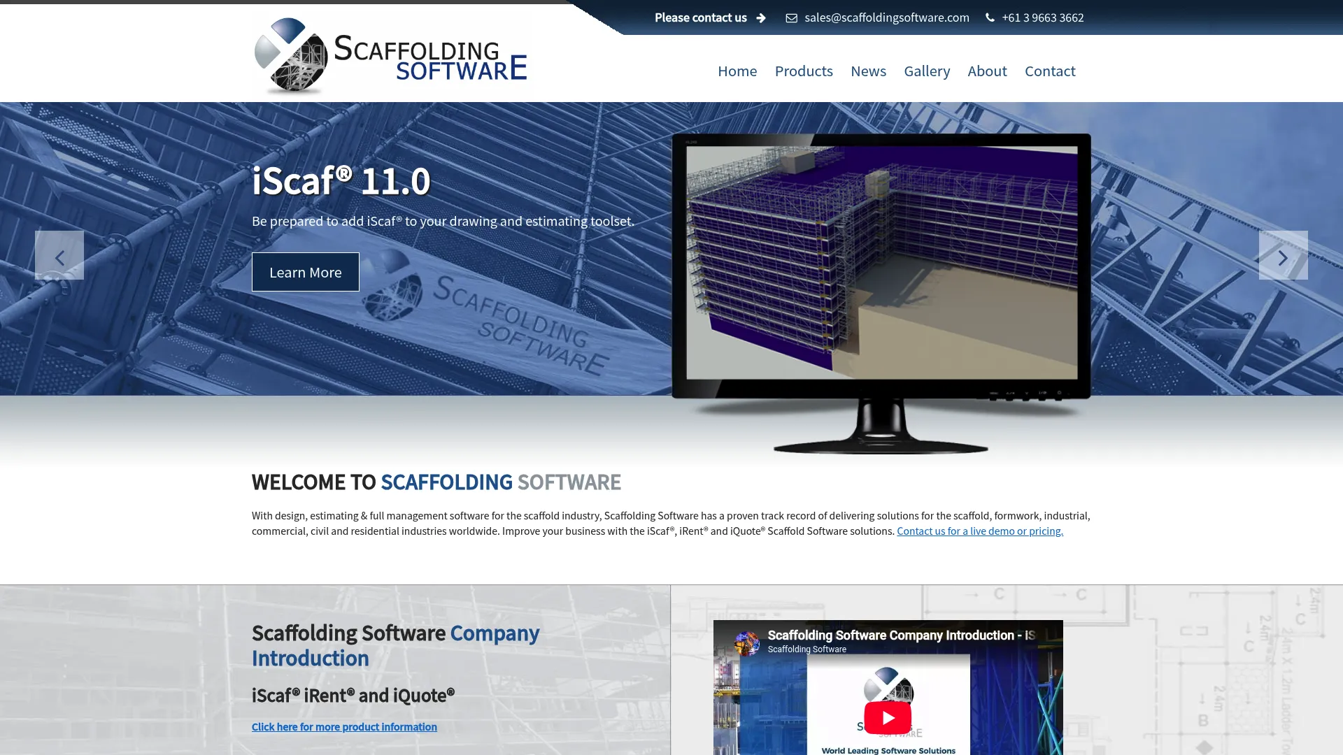 Scaffolding Software design and management suite