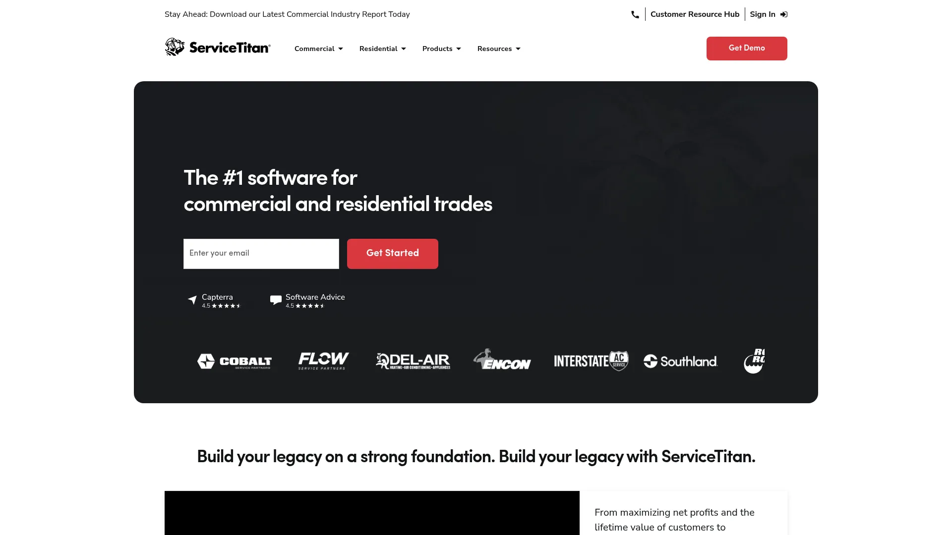 ServiceTitan field service management software