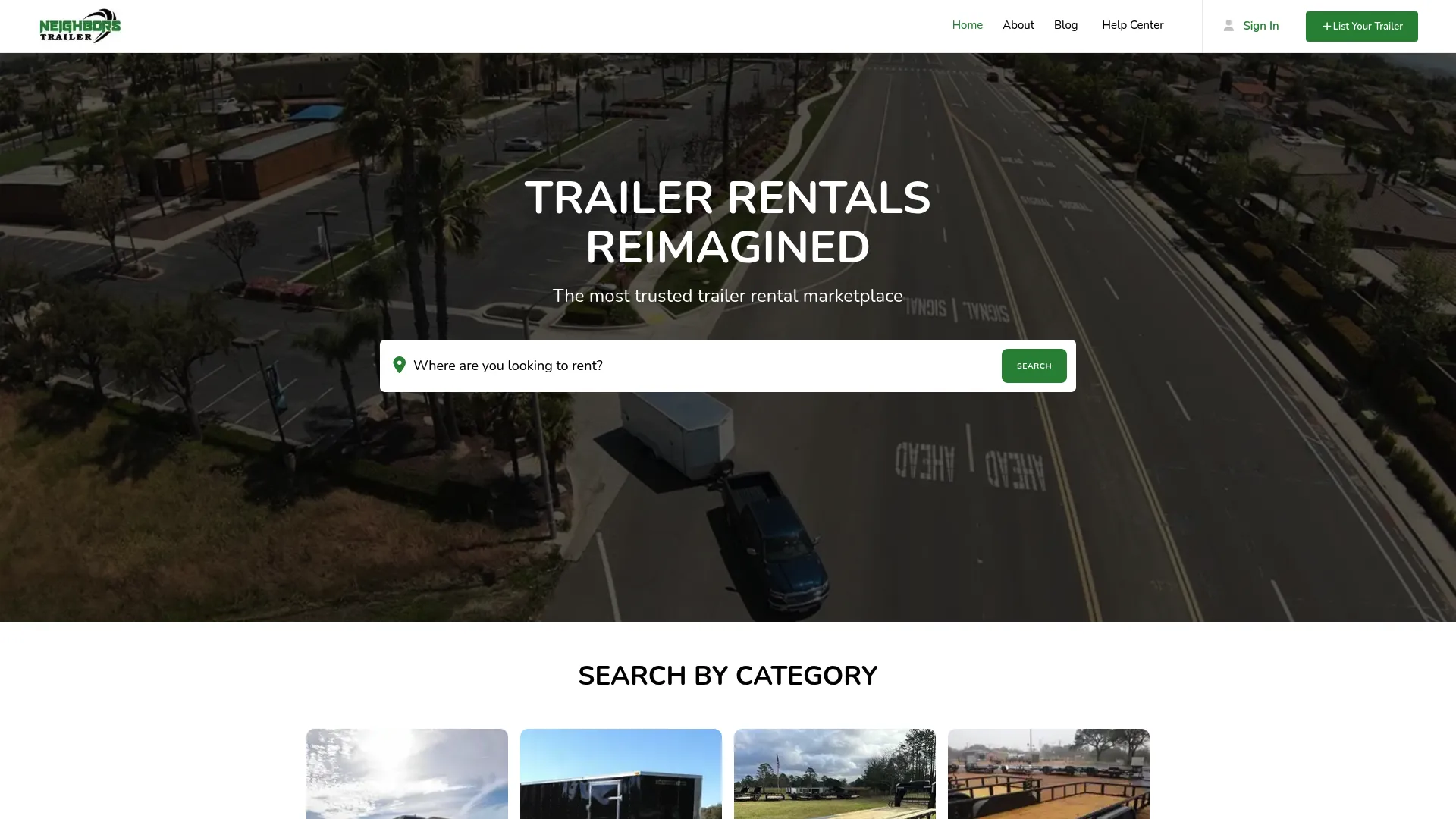 Neighbors Trailer peer-to-peer rental marketplace