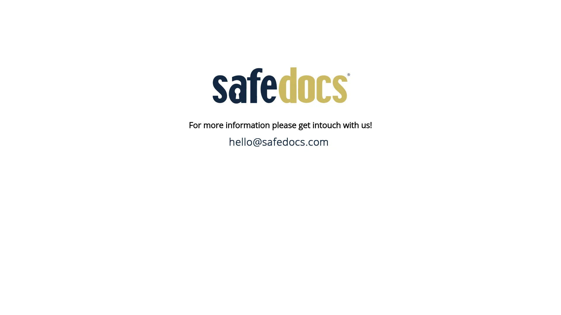 SafeDocs online notary software
