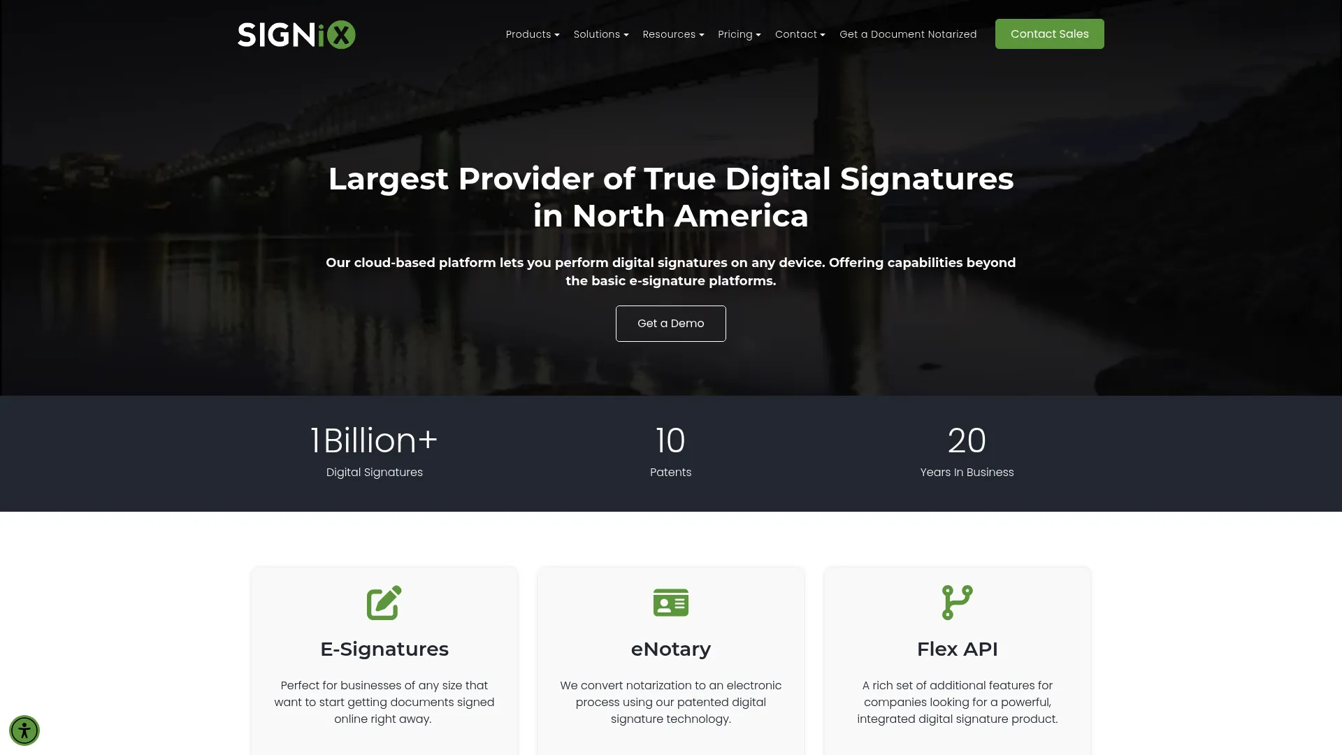 SigniX digital signature and RON platform