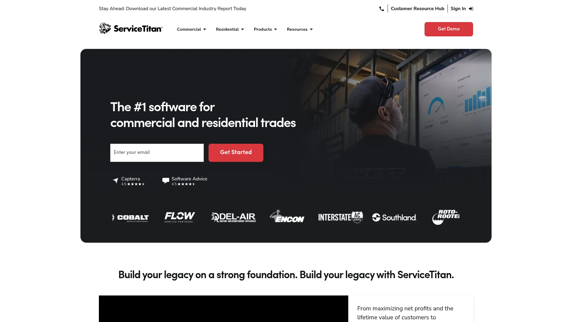 ServiceTitan dispatch and scheduling platform