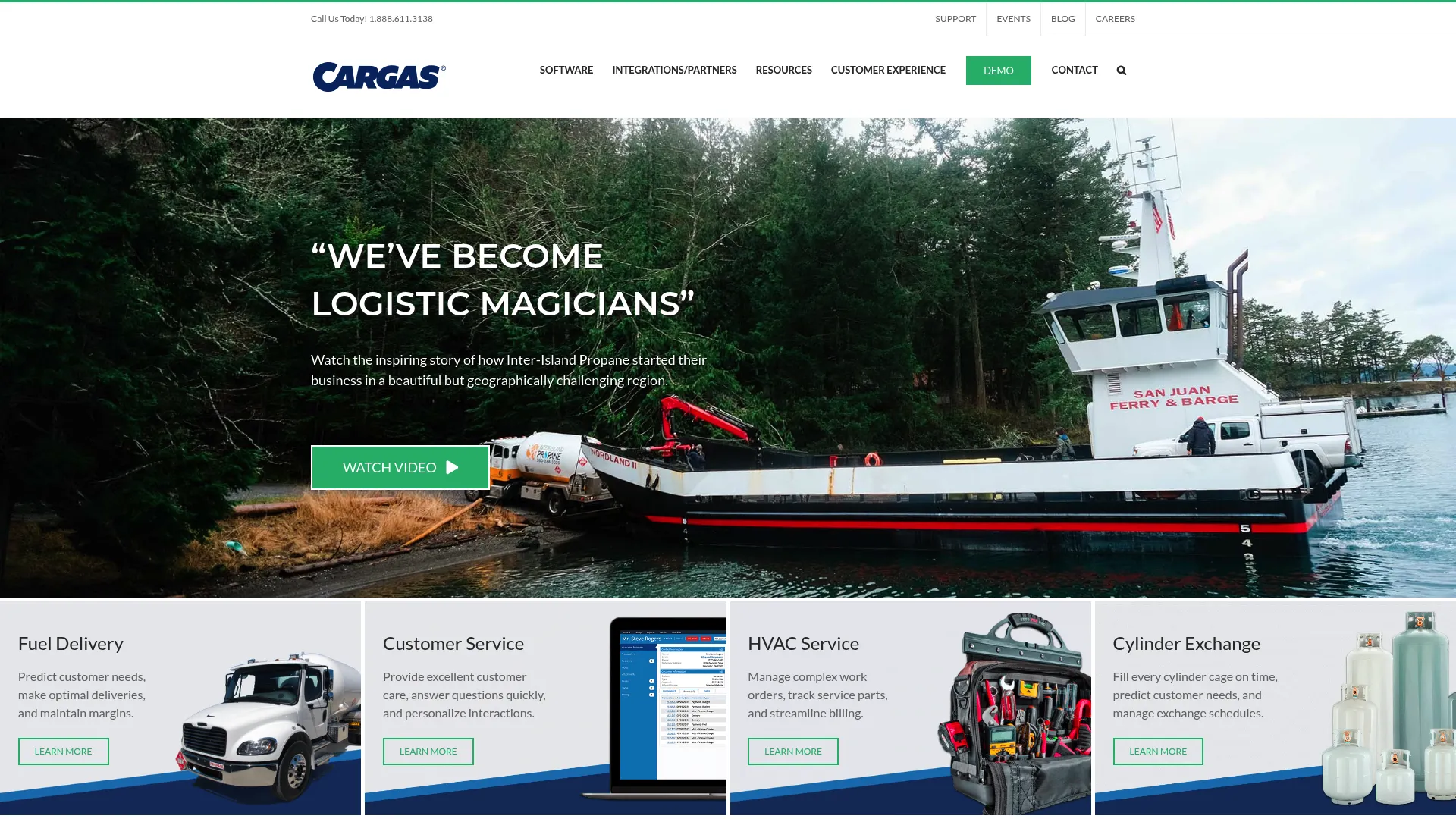 Cargas Energy propane delivery software