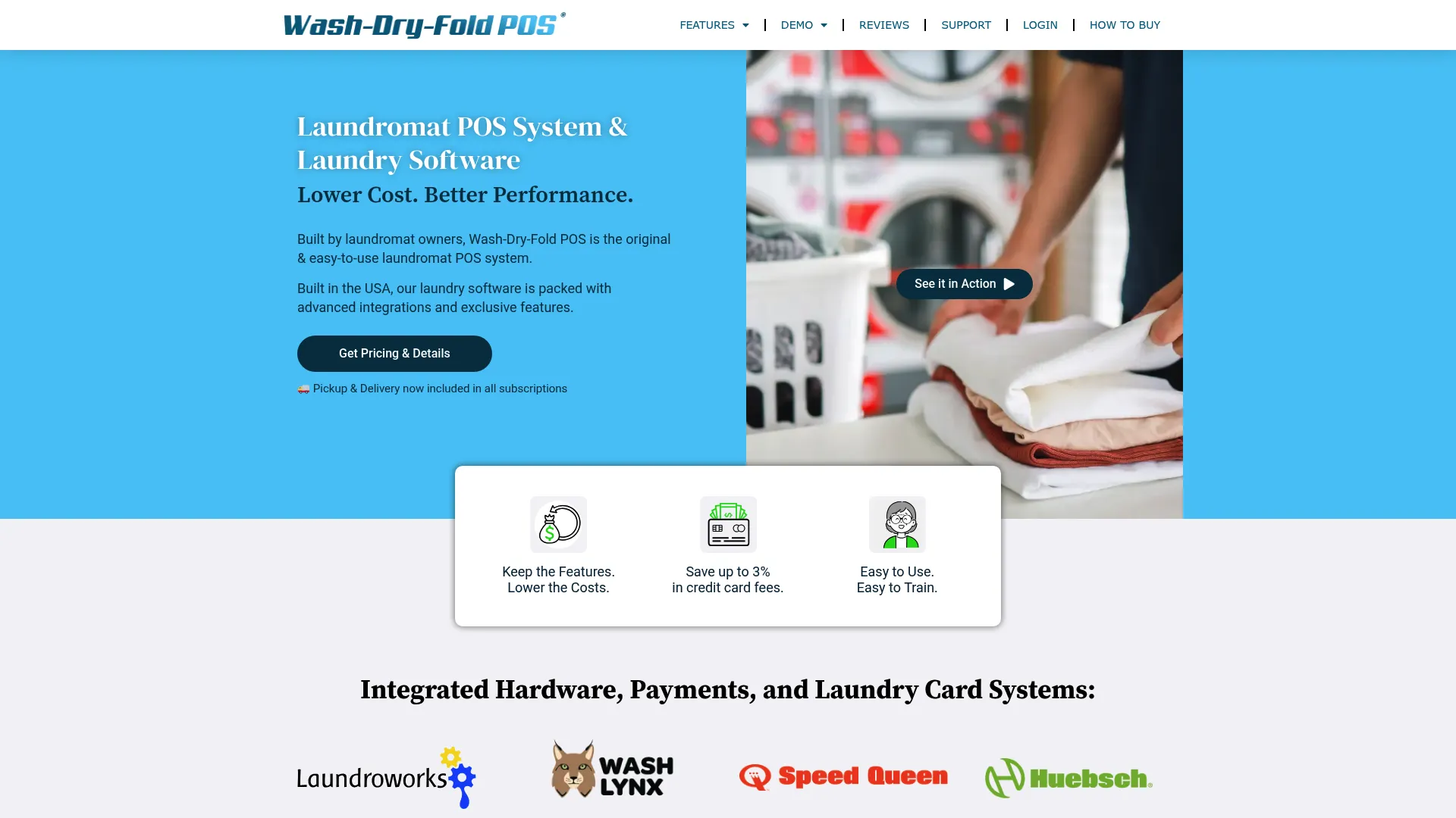 Wash-Dry-Fold POS laundromat software homepage