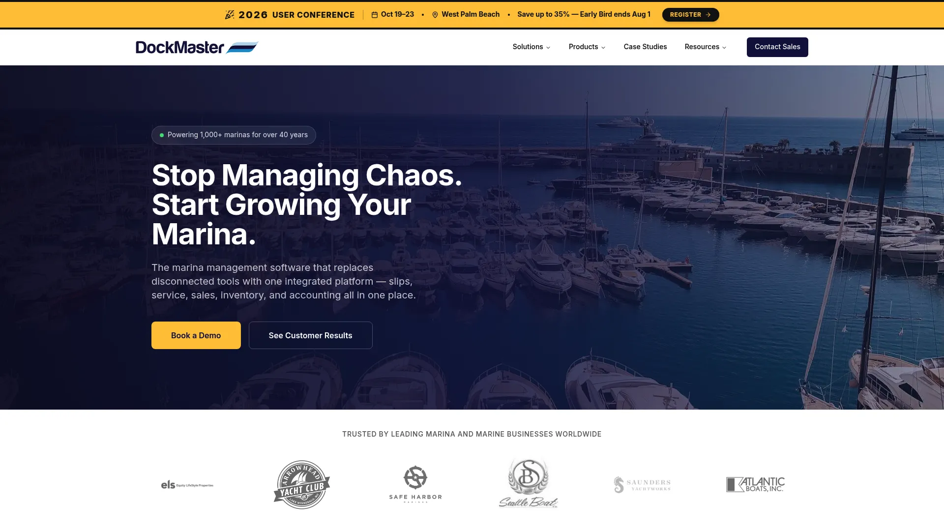 DockMaster marina management software