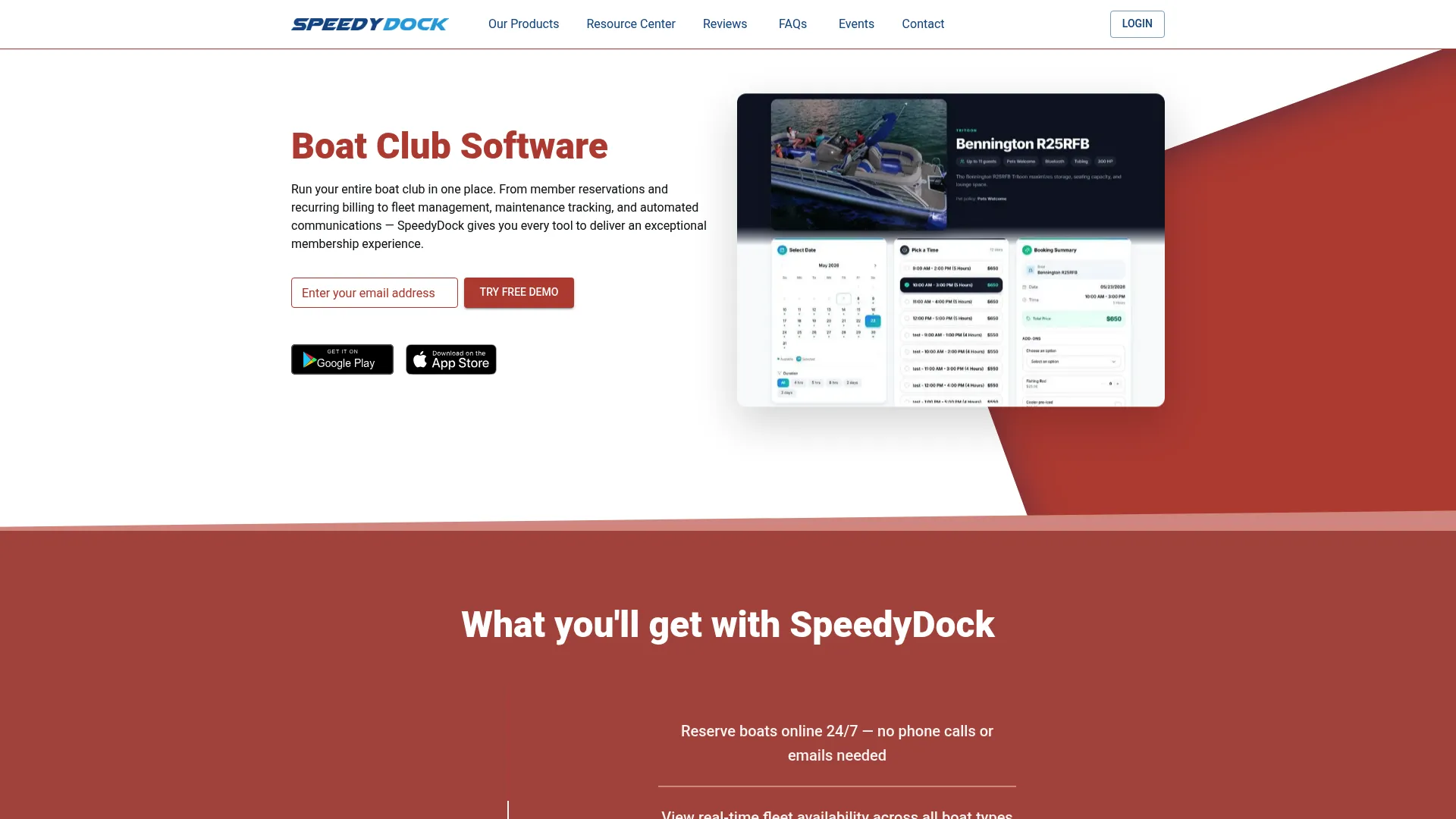 Boat Club Software club and marina management