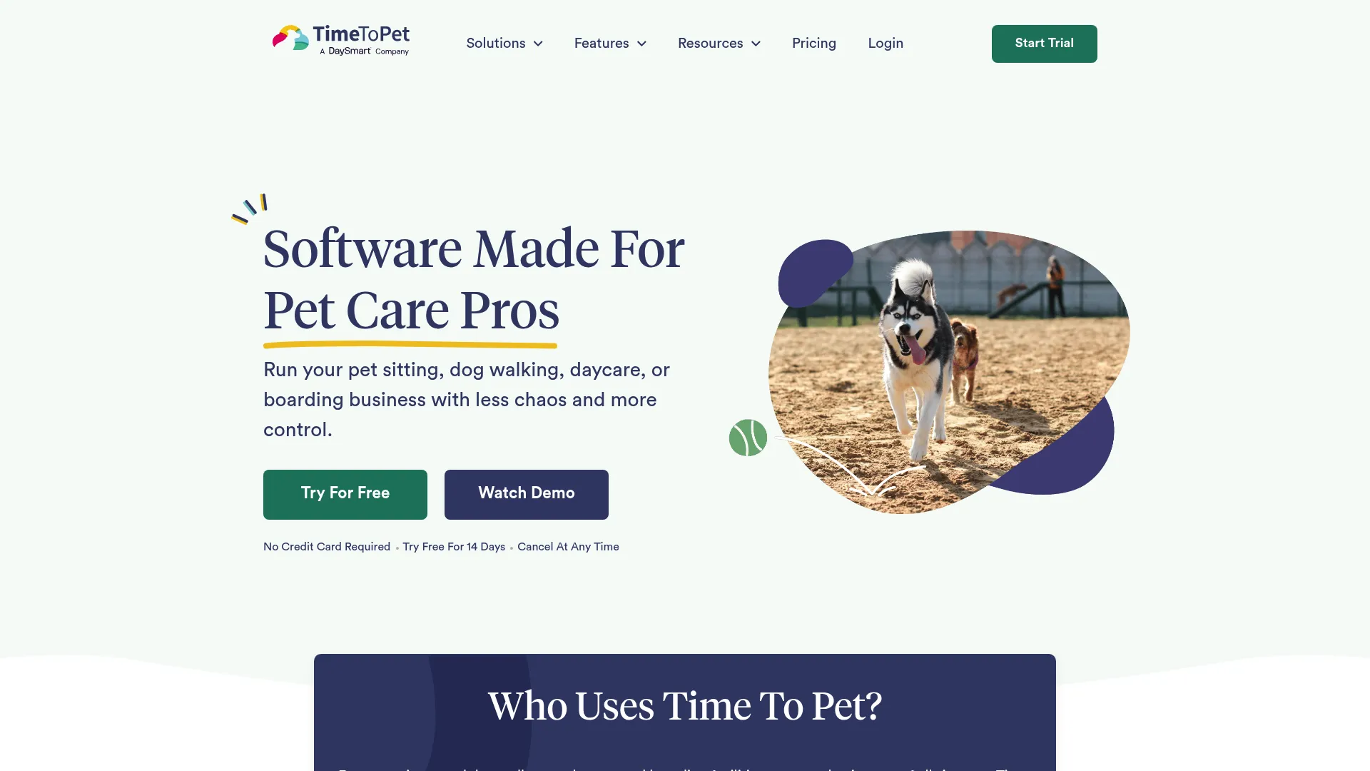Time To Pet dog walking and pet care software