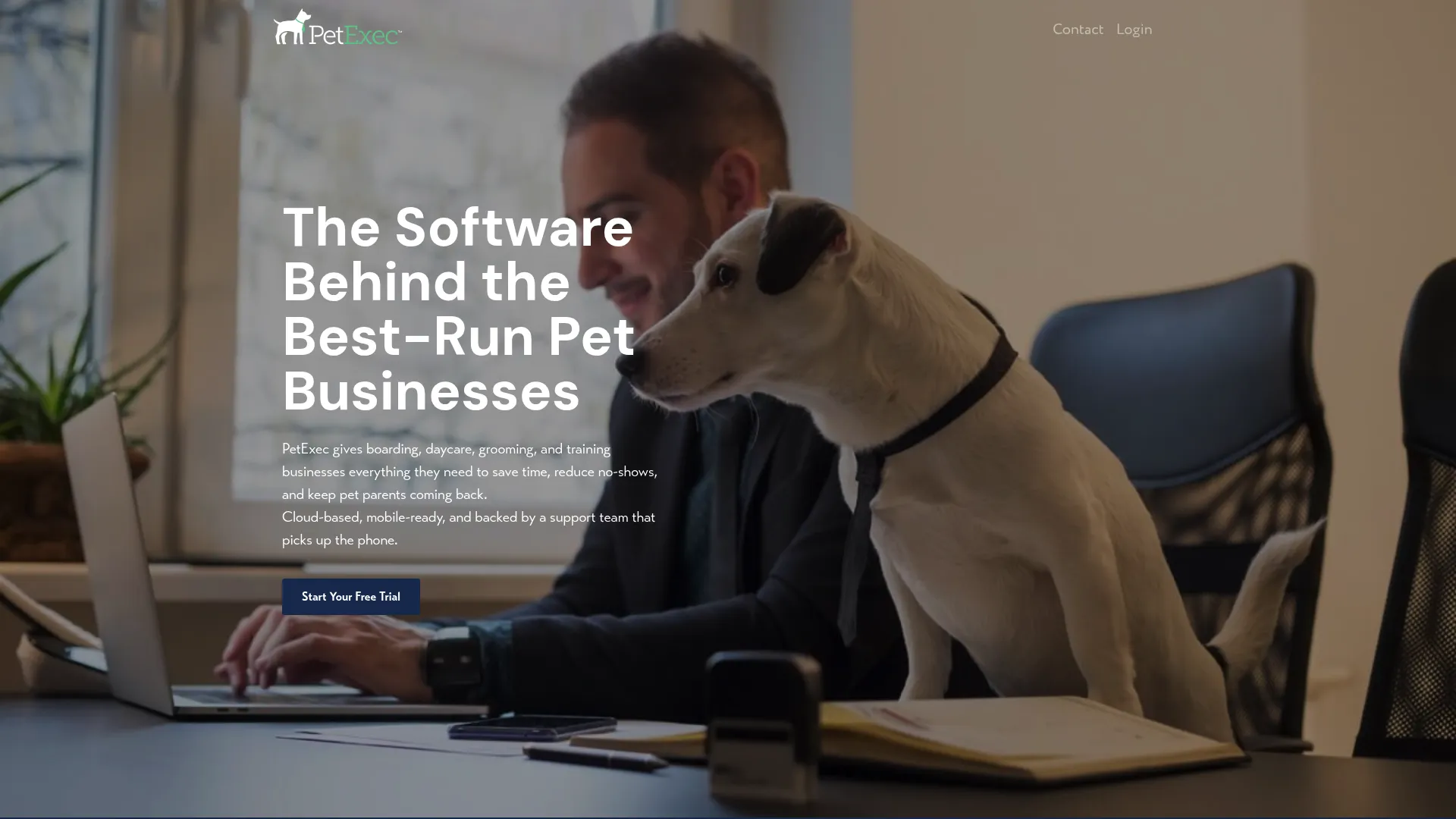 PetExec kennel management software screen