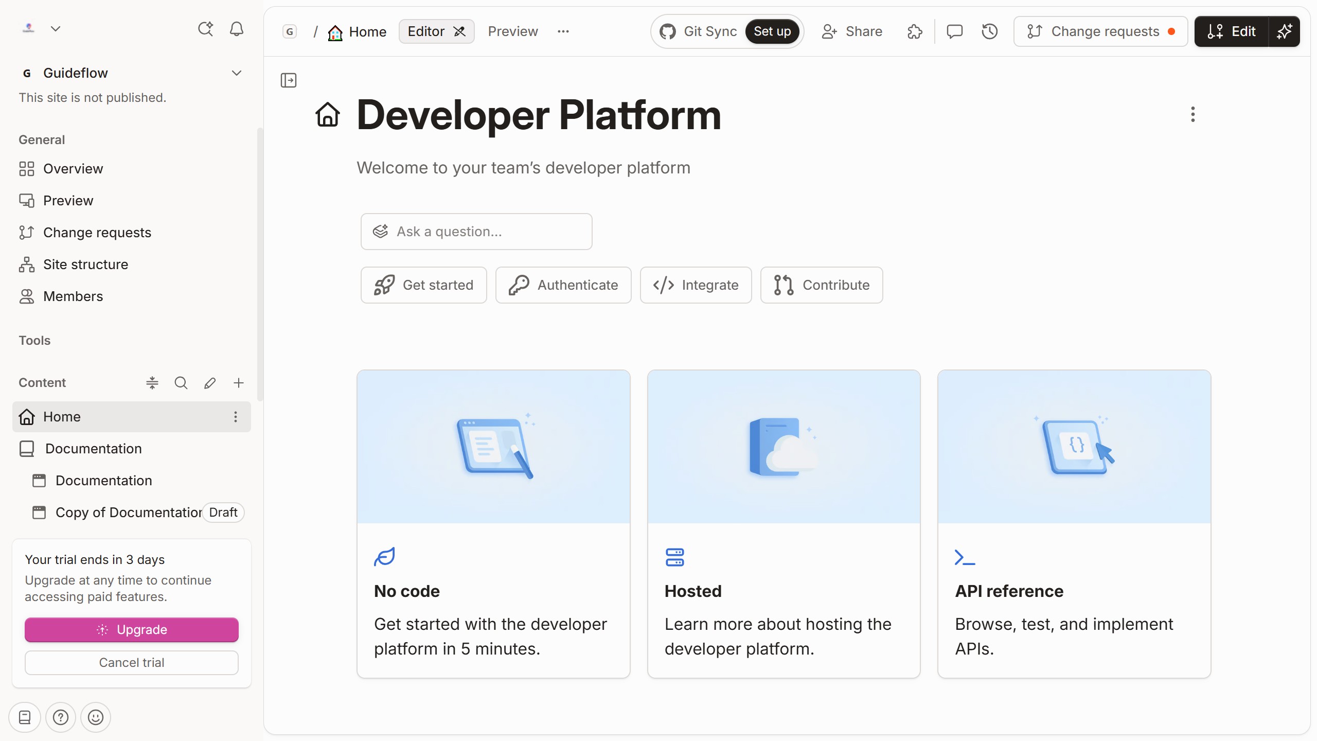 How to add cover image for homepage in Gitbook
