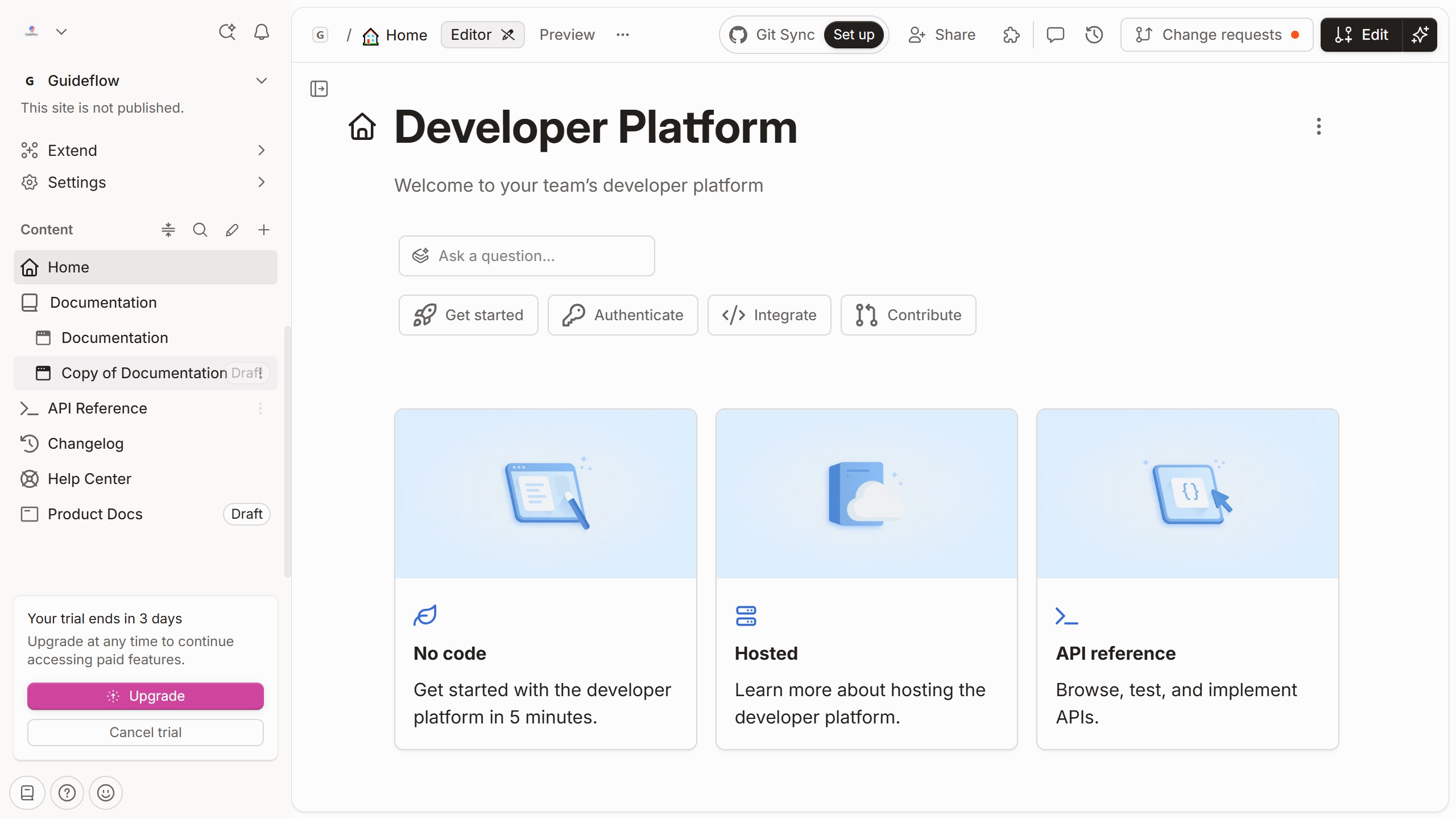 How to set page width of a content in a docs site in GitBook