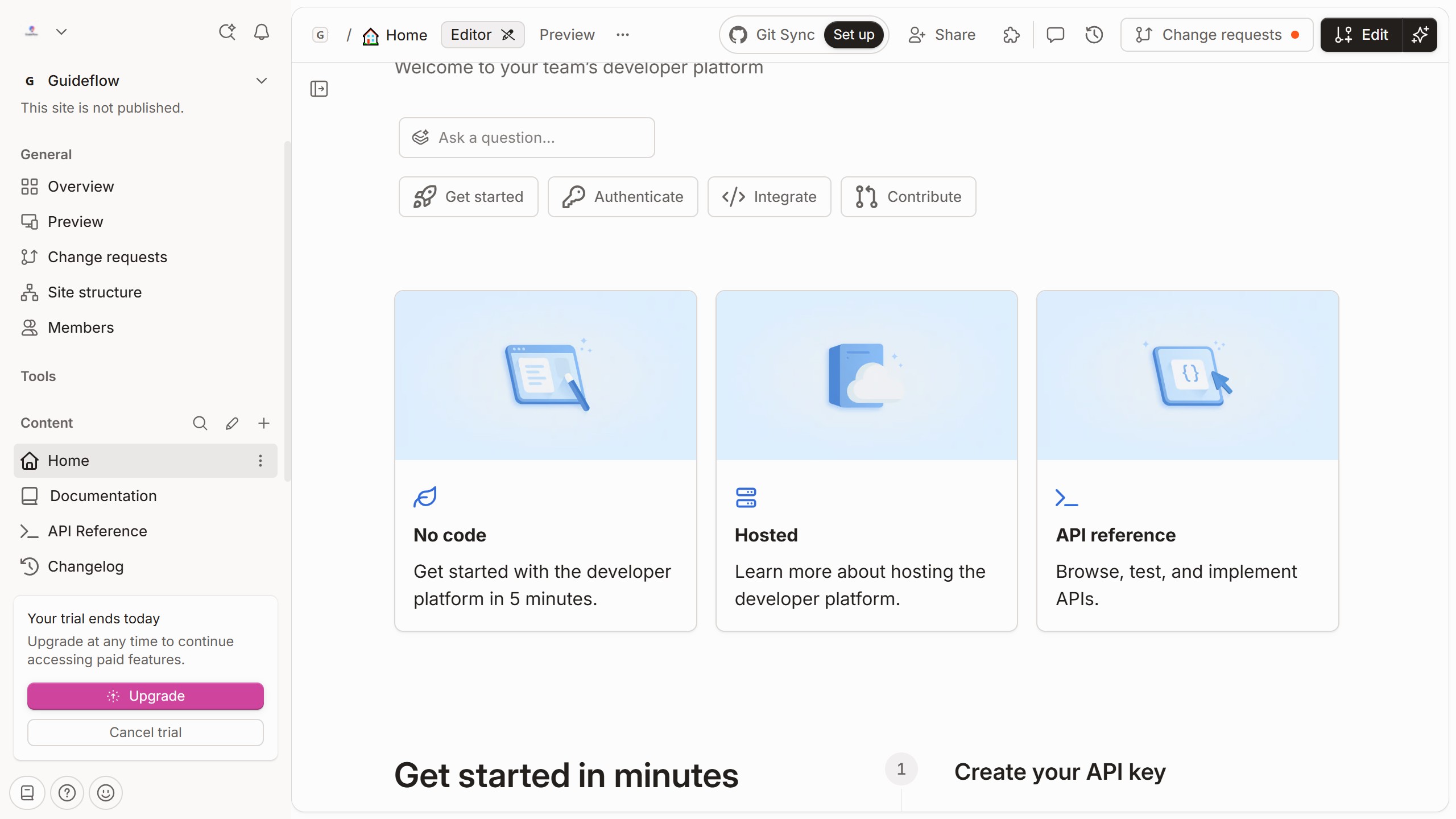 How to change home page icon in Gitbook