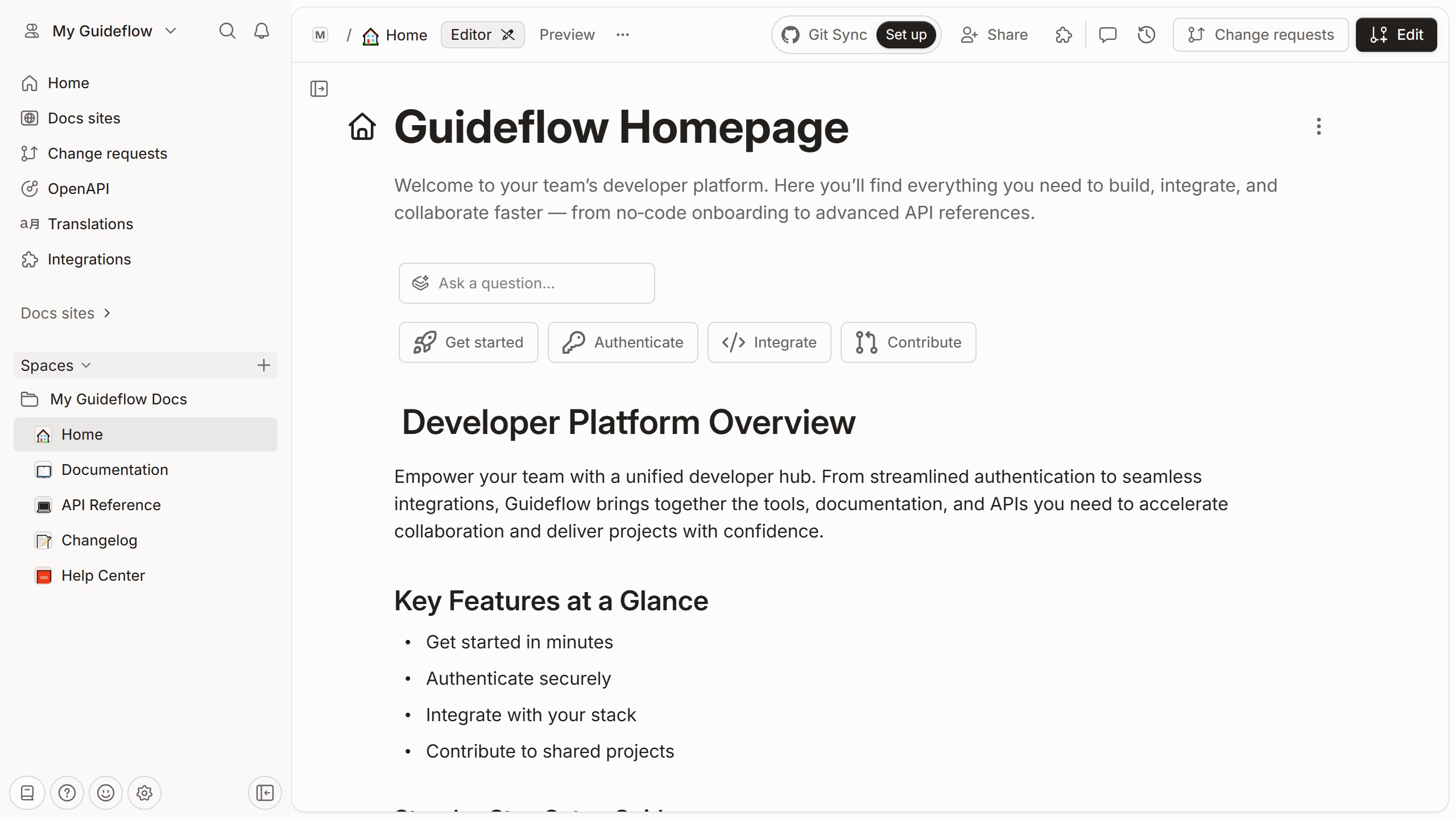 How to add an unordered list in homepage tab in Gitbook