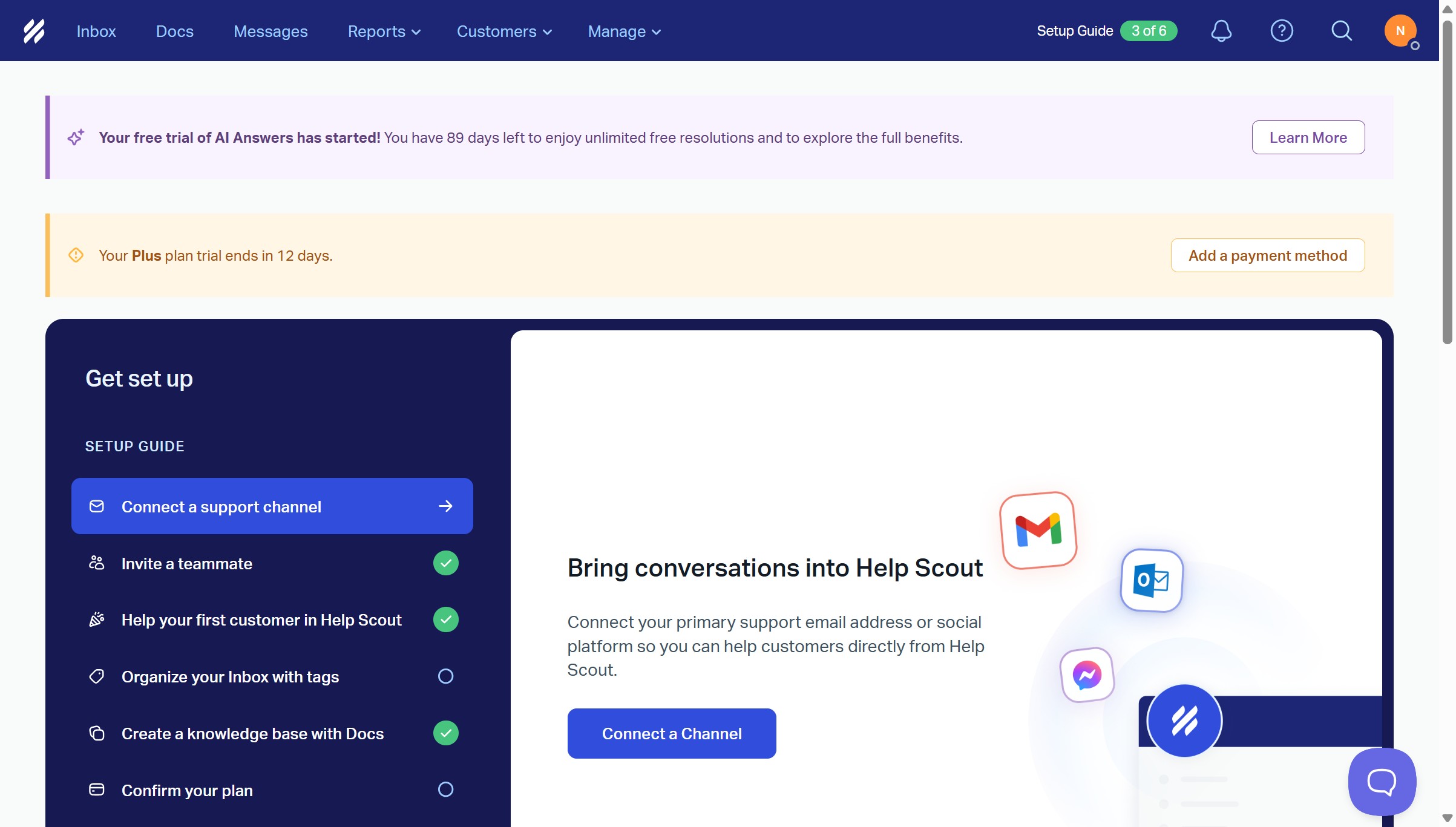 How to upload a profile picture in HelpScout