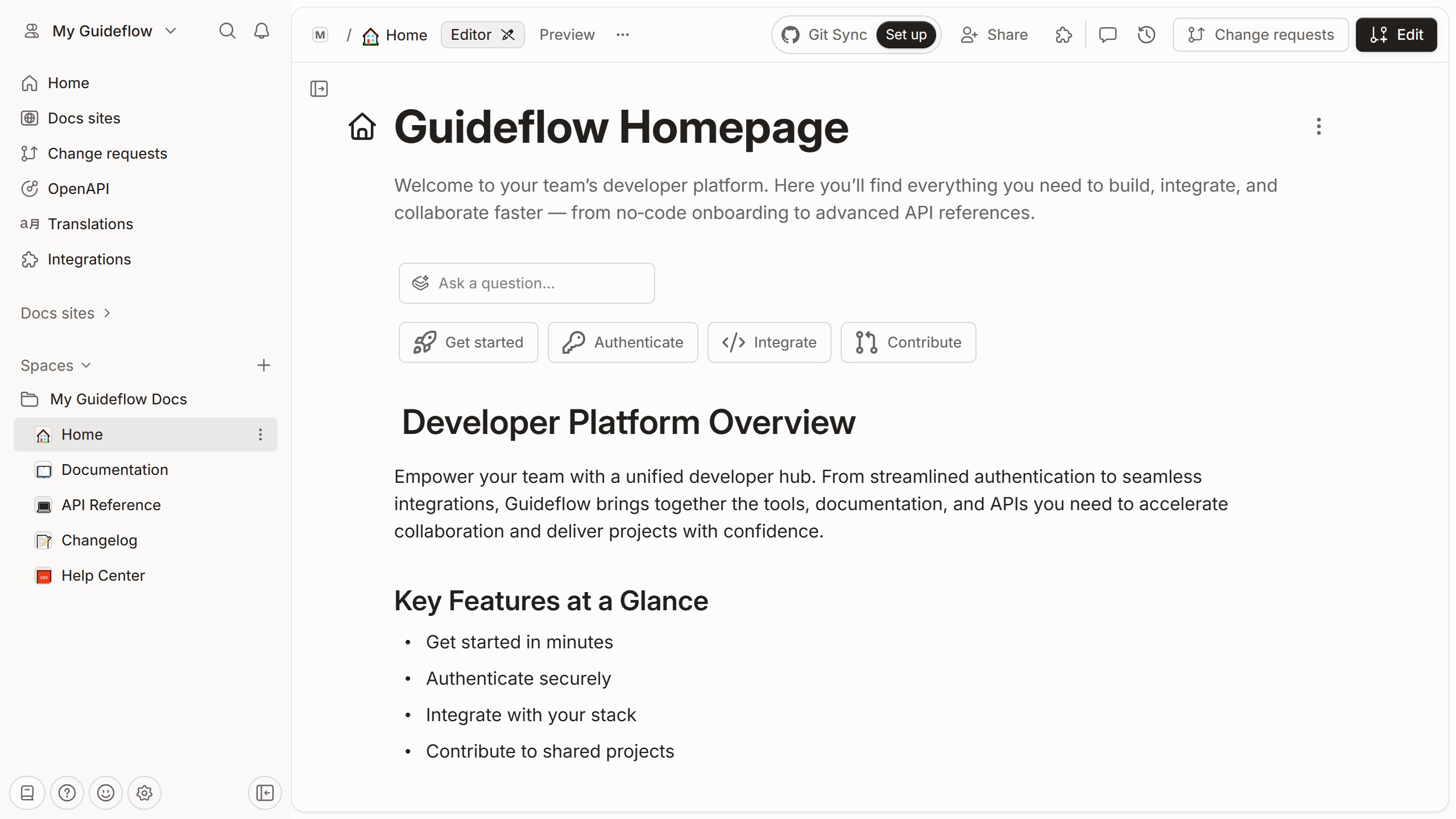 How to add a heading 3 in homepage in Gitbook