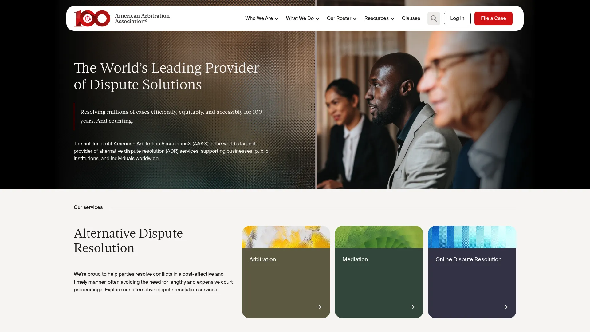 American Arbitration Association services