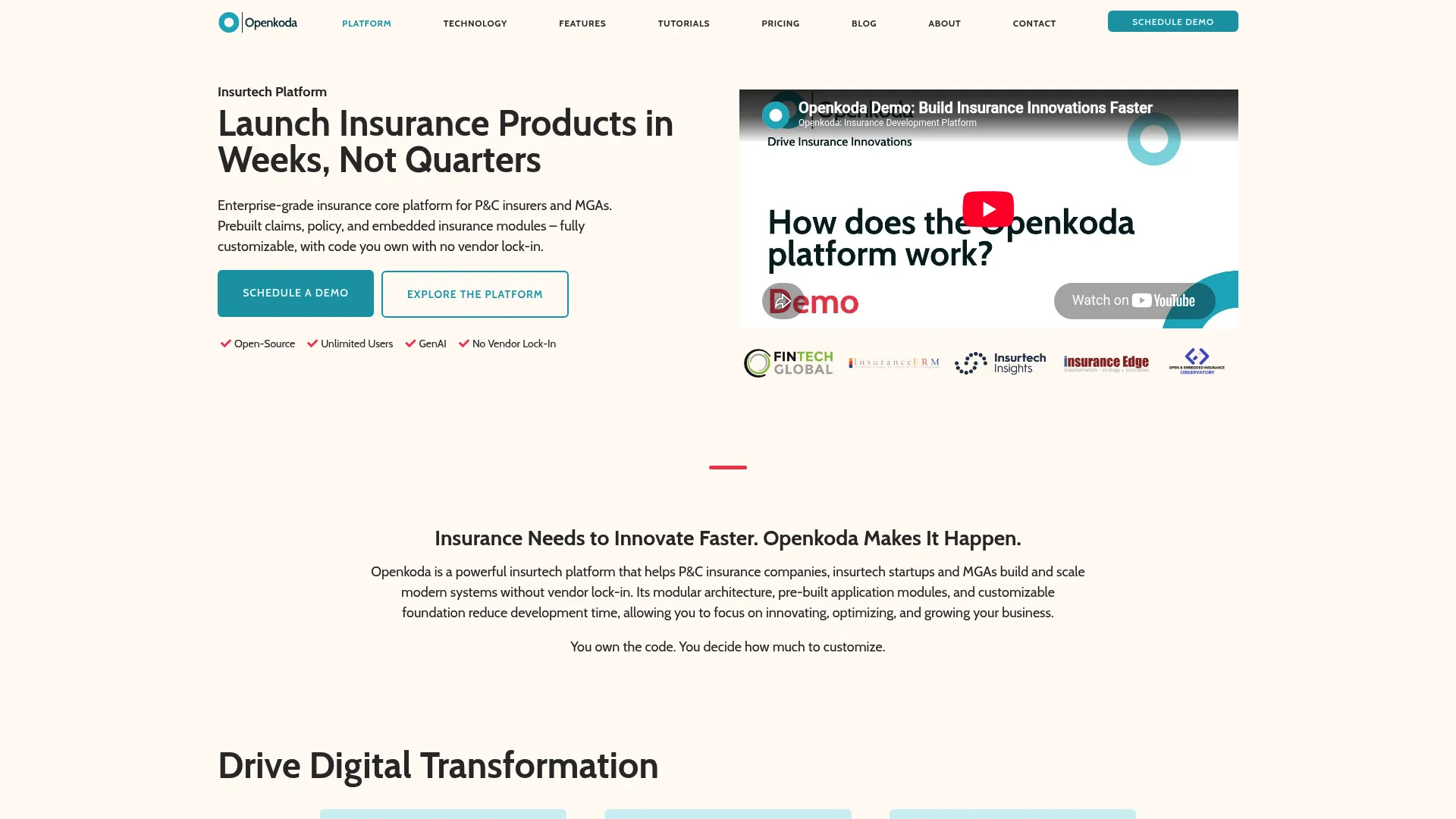 Openkoda Policy Management configurable insurance platform