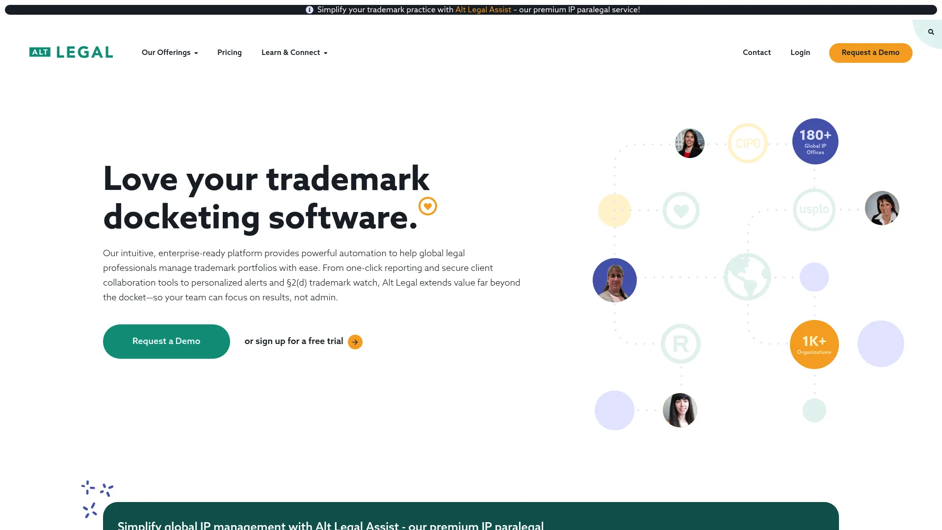 Alt Legal docketing software