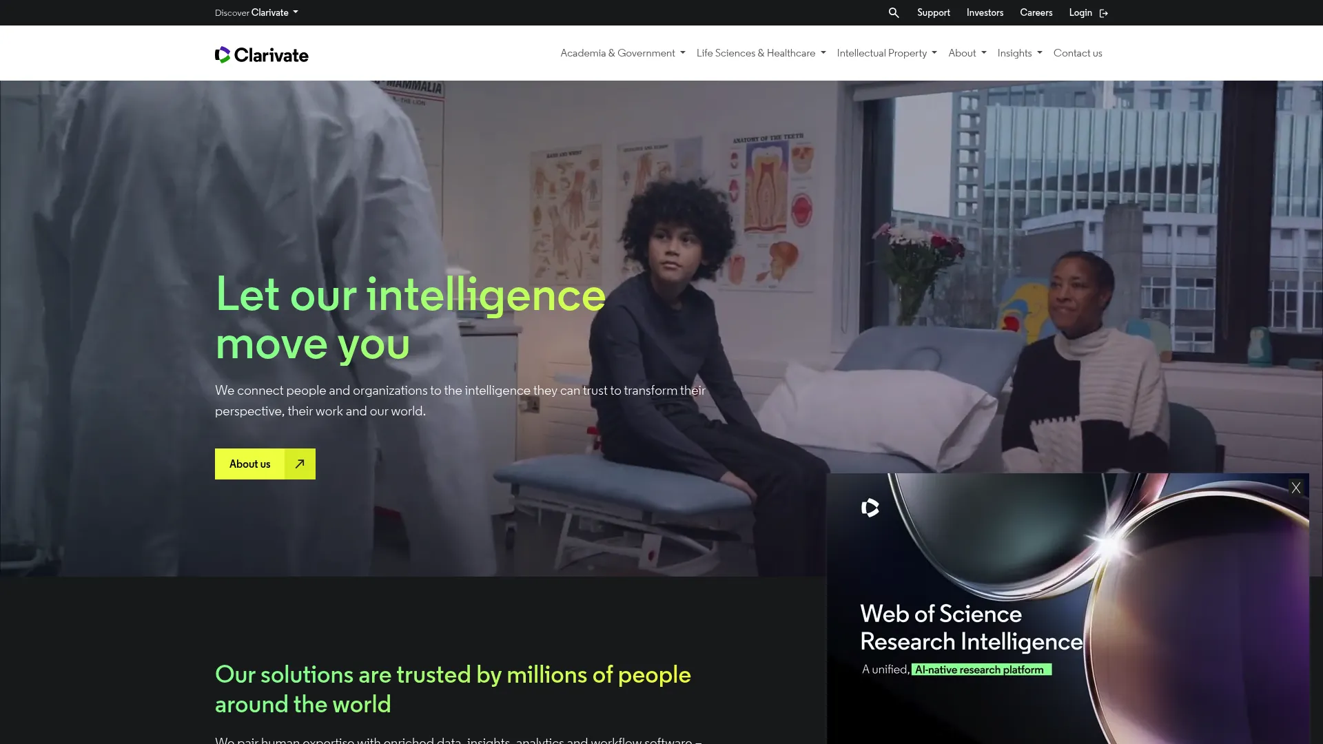 Clarivate IP intelligence and workflow platform