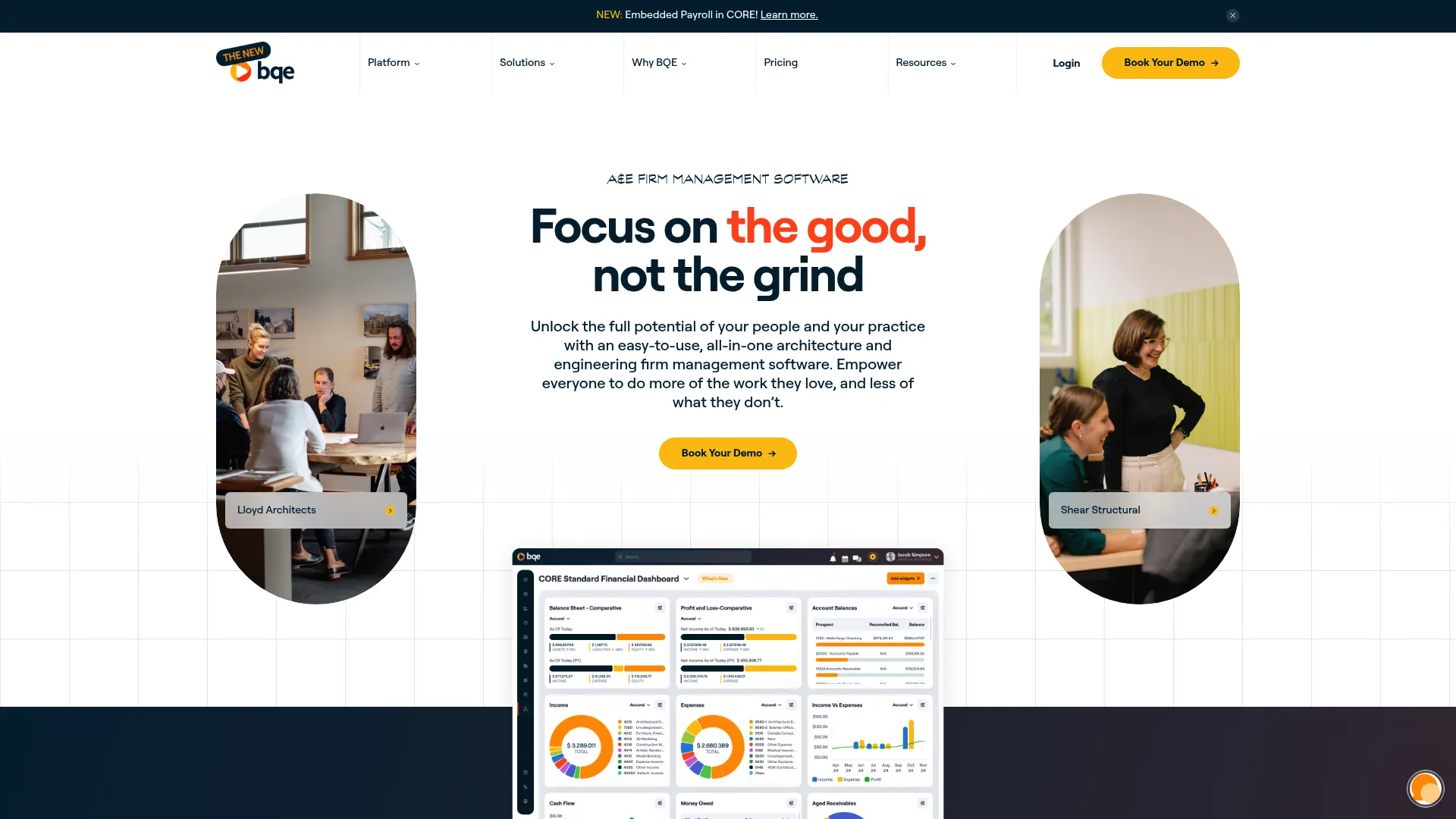 BQE CORE firm management platform
