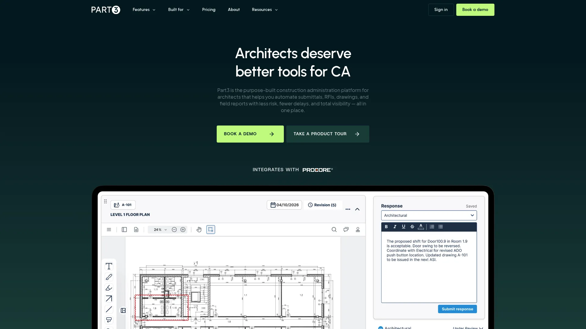 Part3 construction administration software homepage