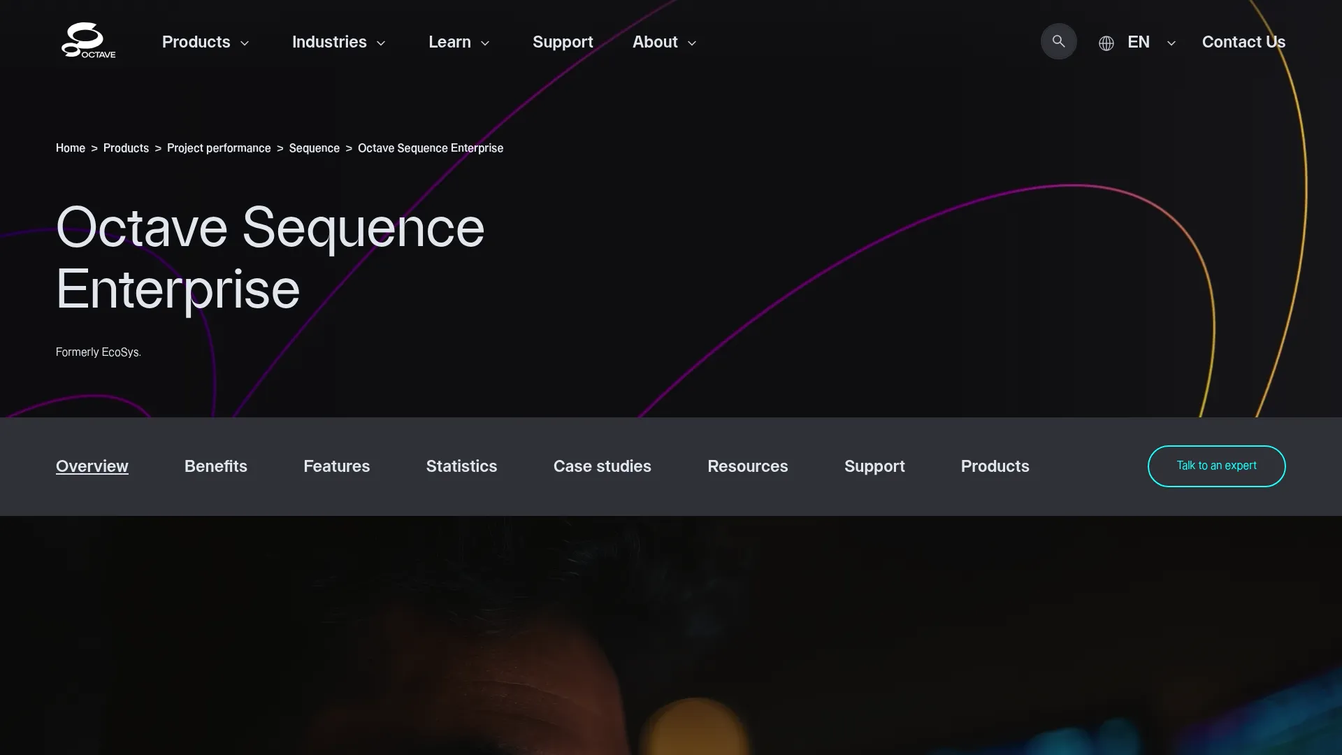 Hexagon EcoSys enterprise project performance software homepage
