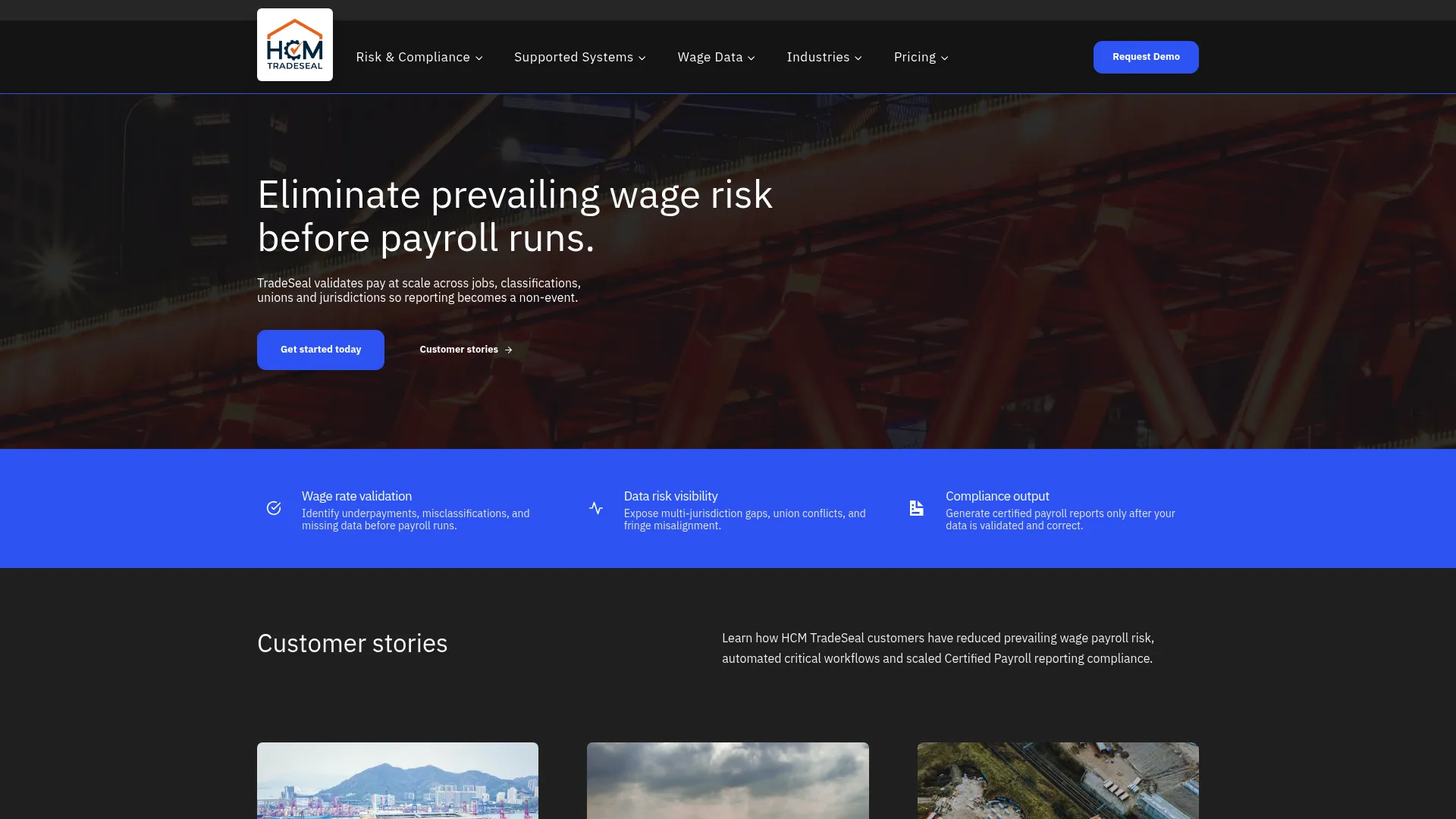 HCM TradeSeal construction payroll compliance software